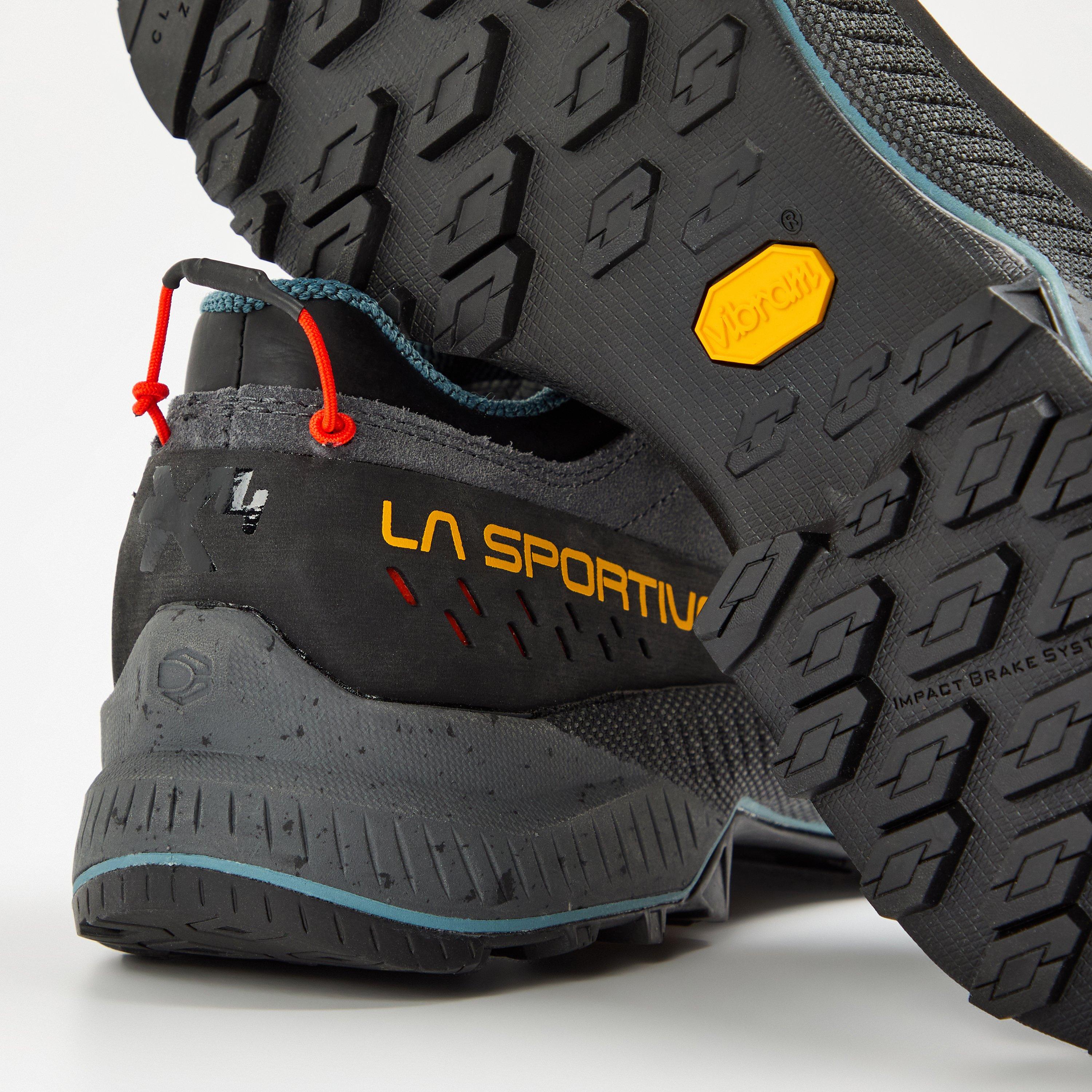 Carbon/Papaya - La Sportiva - Sportiva TX4 Low Walking Shoes Mens - 3