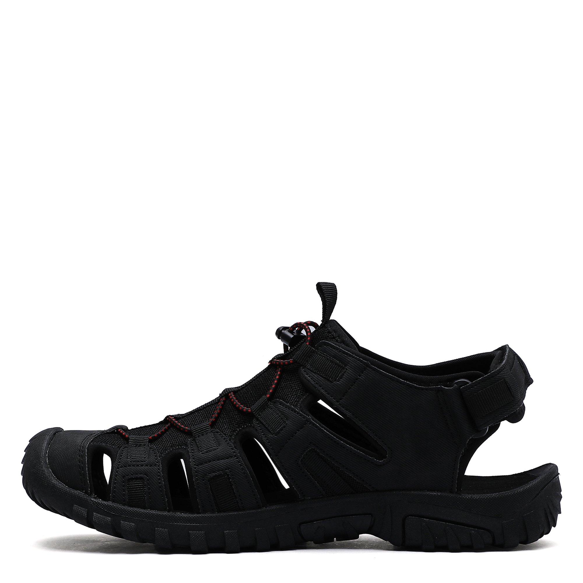 Black/Grey - Hi Tec - Cove Sport Sandals Mens - 2