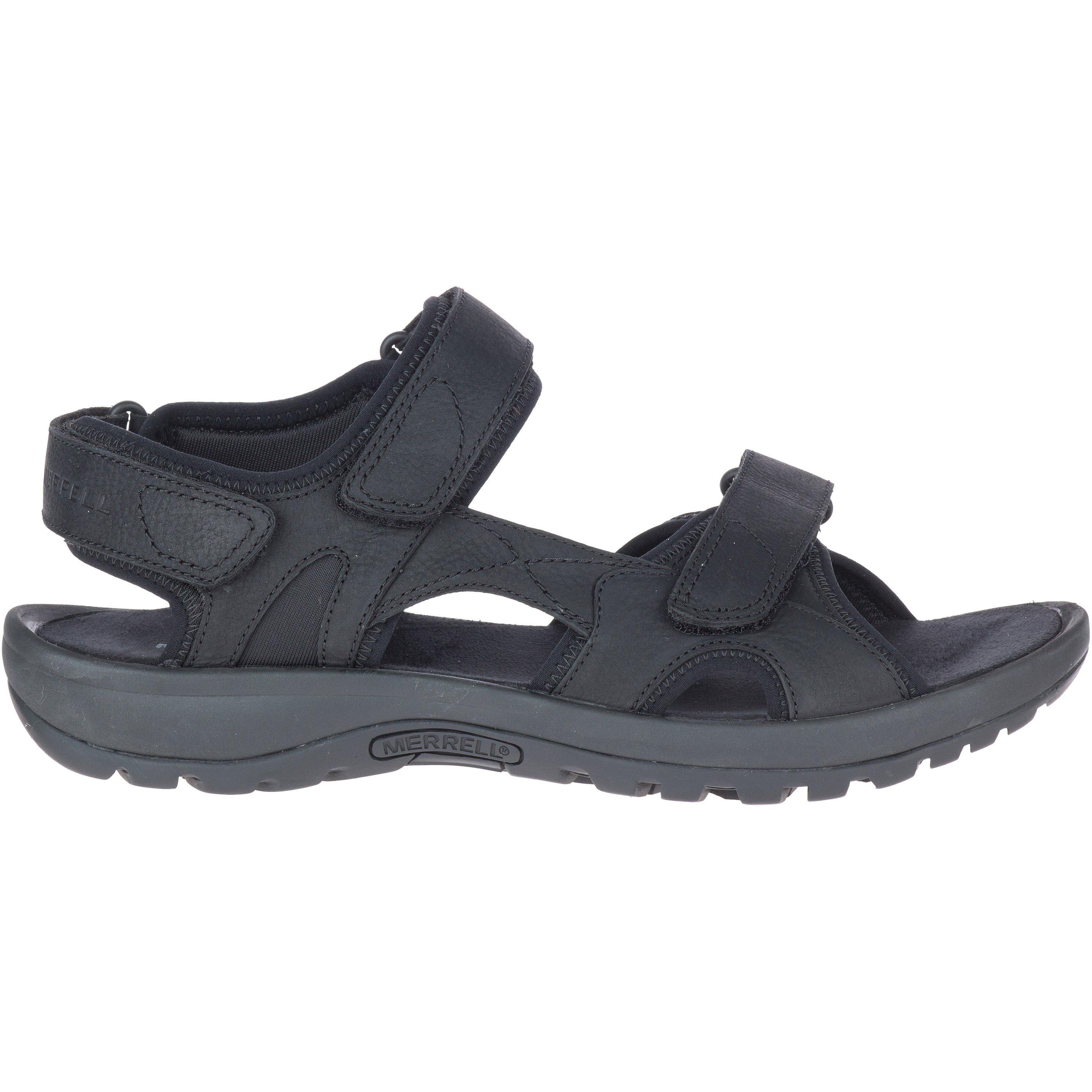 Black - Merrell - Men's Sandspur Walking Sandals - 1