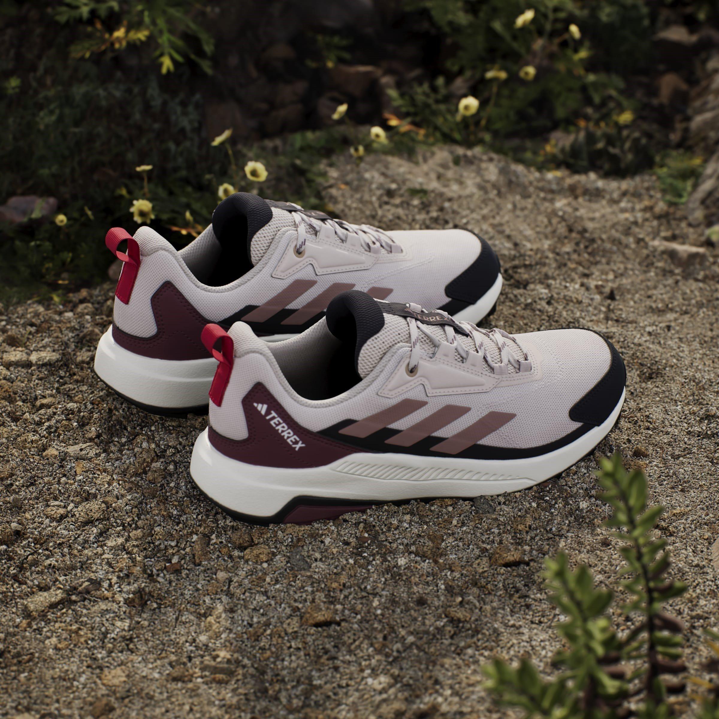 Mauve/Clay/Ruby - adidas - Anylander Non-Waterproof Hiking Shoes - 14