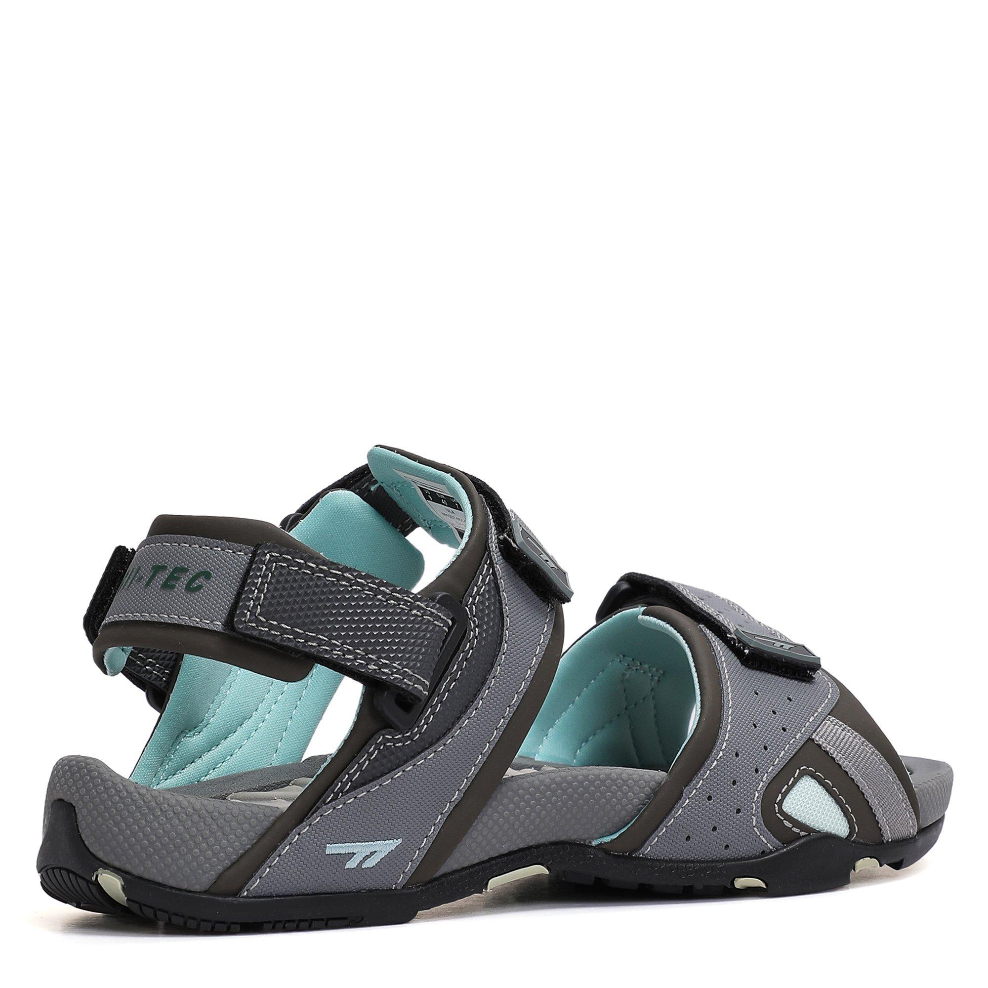 MdiumGry/BbyBlu - Hi Tec - Adults HT Ula Walking Sandals - 5