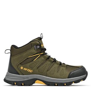 DkKhki/Kahai/Bk - Hi Tec - Picchu Mid Mens Walking Boots - 1