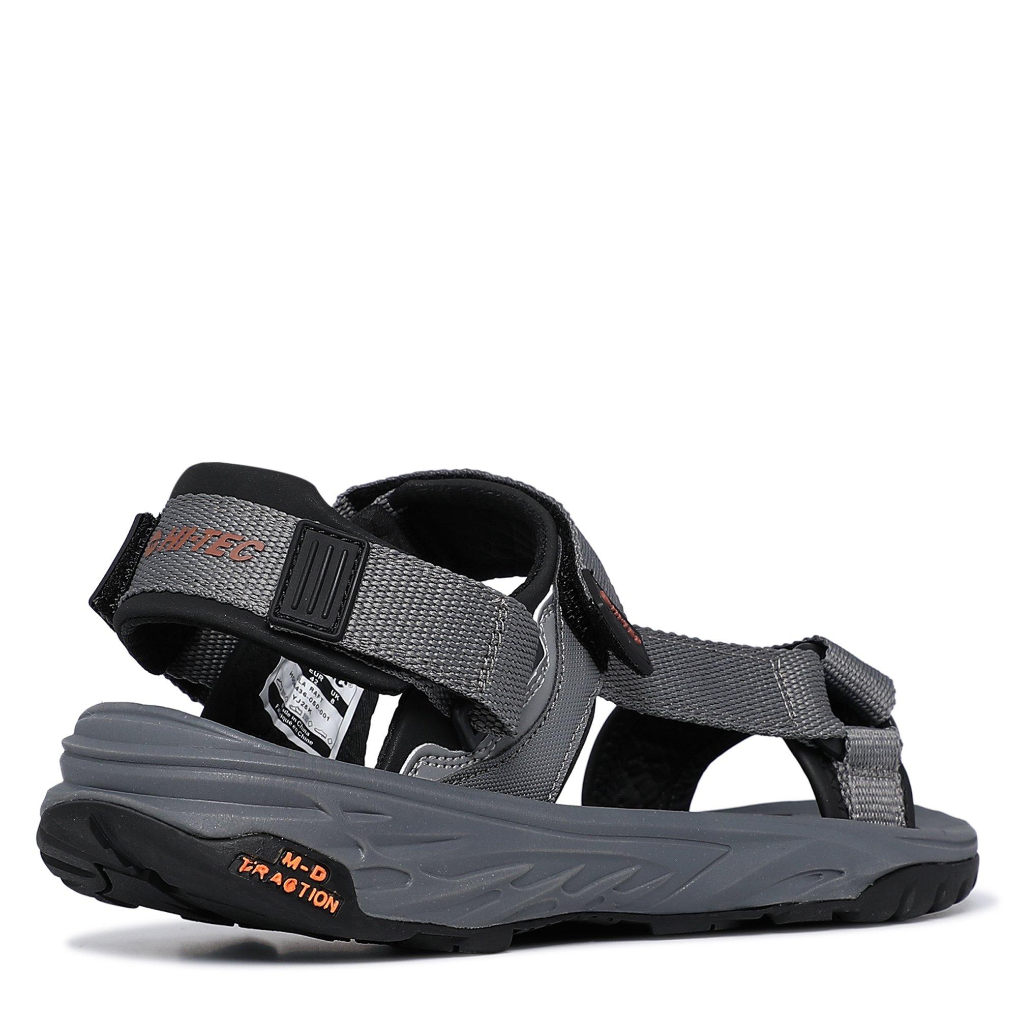 Charcoal/Gry - Hi Tec - Hi Ula Raft Mens Sandals - 5