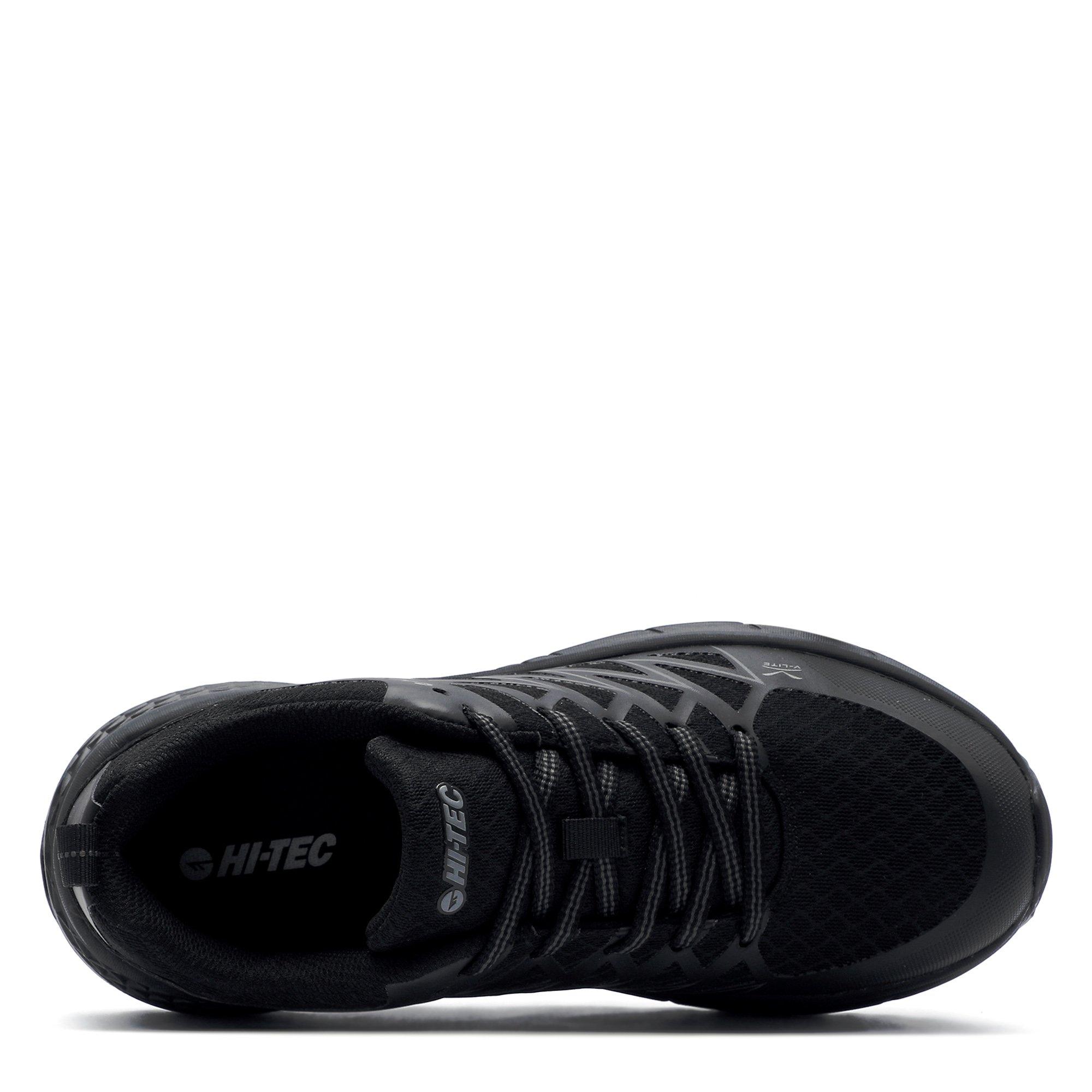 Black/Charcoal - Hi Tec - Trail Lite Mens Walking Shoes - 3