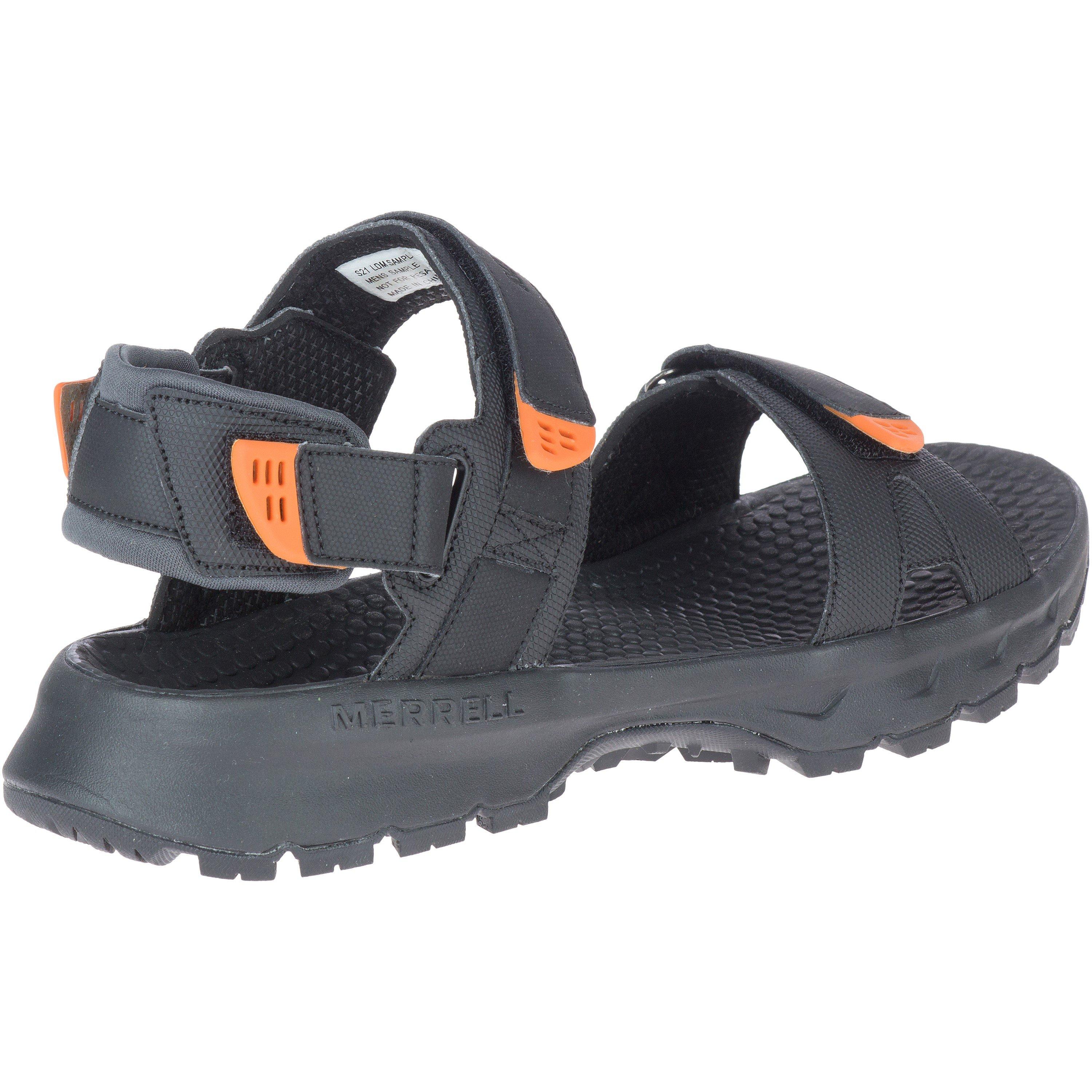 Black - Merrell - Cedrus Convertible Walking Sandals Mens - 4