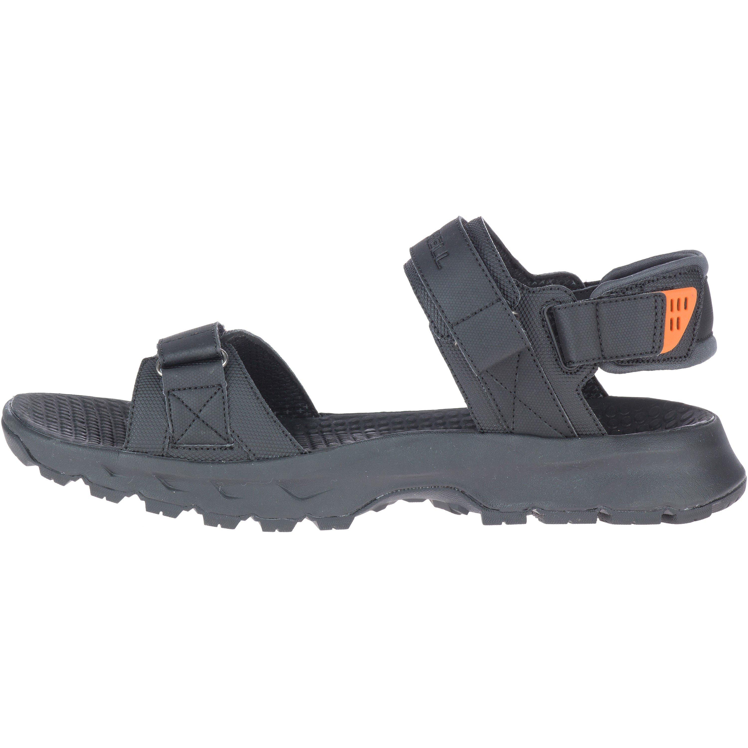 Black - Merrell - Cedrus Convertible Walking Sandals Mens - 3