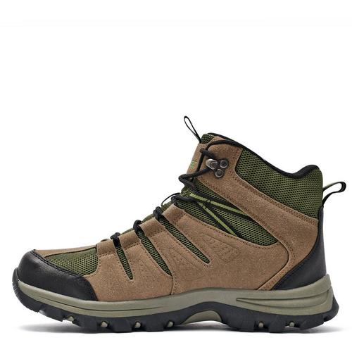 Chocolate/Olive - Hi Tec - Picchu Mid Mens Walking Boots - 2