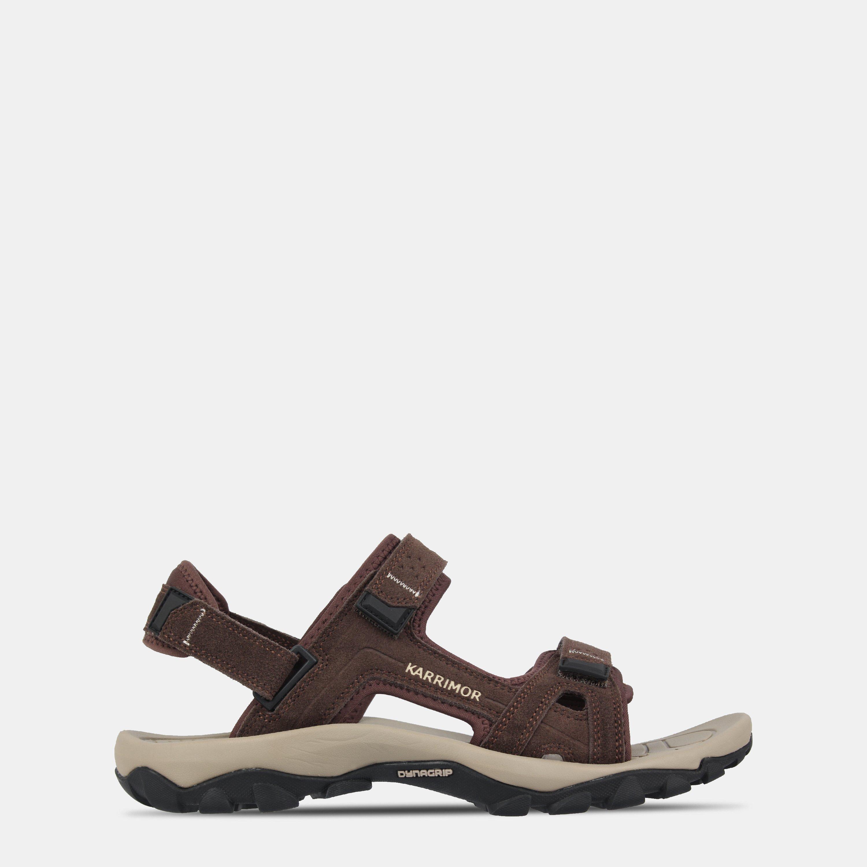 Brown - Karrimor - Antibes Leather Walking Sandals Mens - 1