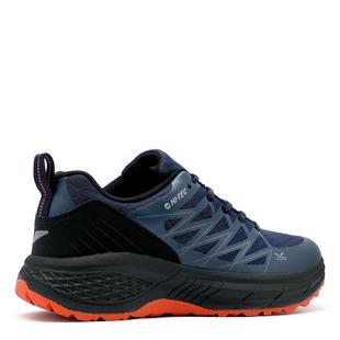 Pcot/BlkRed/Org - Hi Tec - Trail Lite Mens Walking Shoes - 6