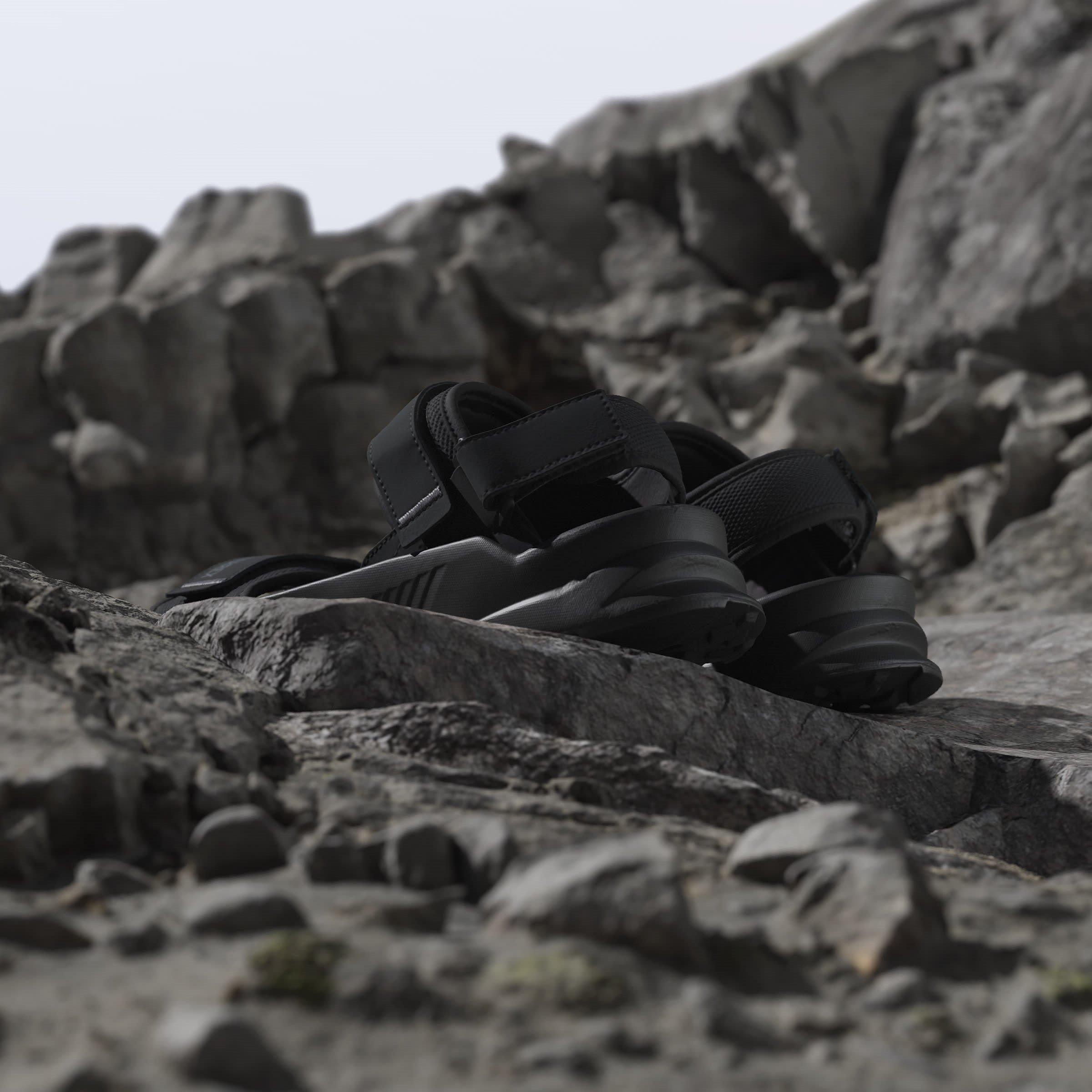 CBlack/Grey - adidas - Terrex Hydroterra Adults Sandals - 14