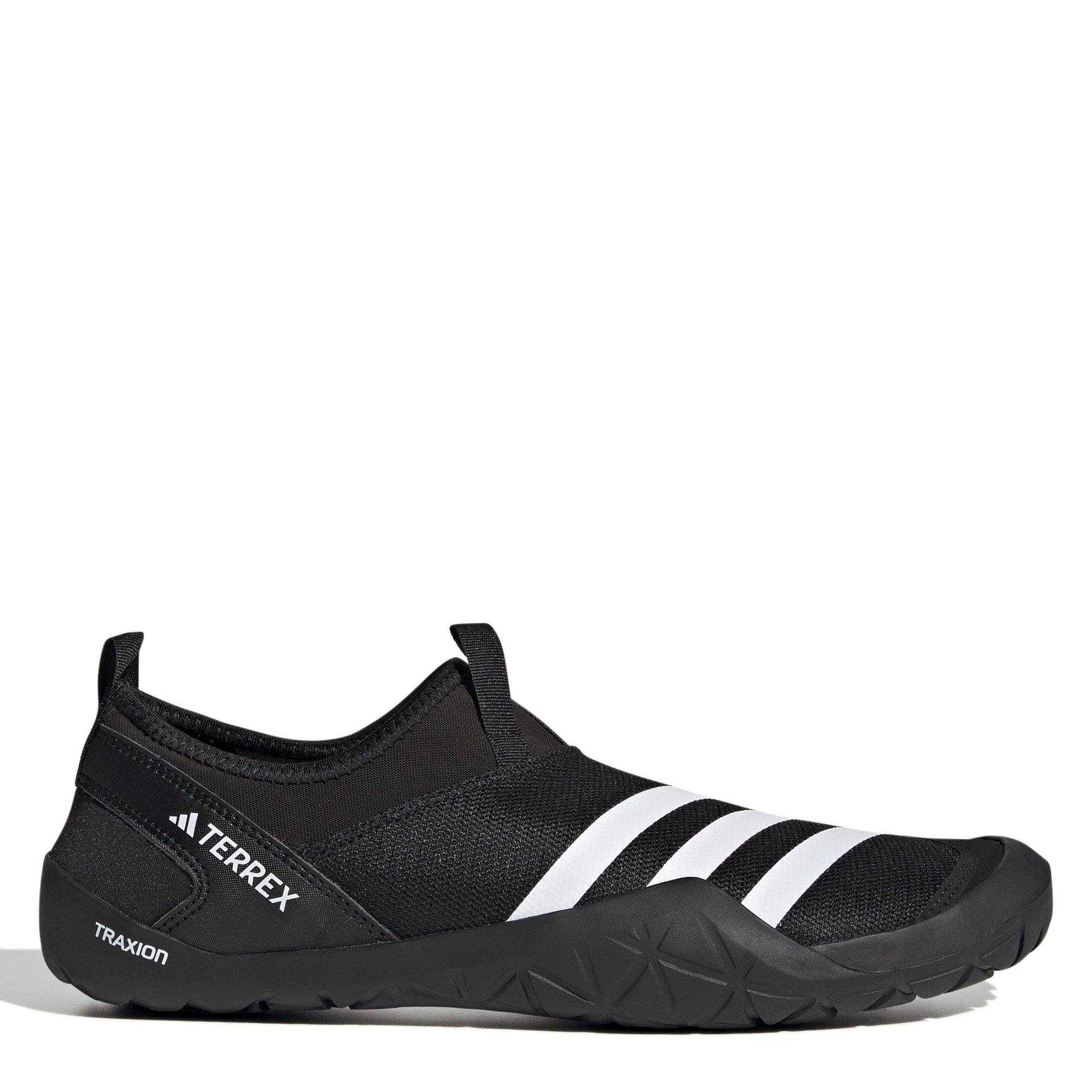 CBlk/Wht/Silver - adidas - Terrex Jawpaw Mens Slip On HEAT.RDY Water Shoes - 1