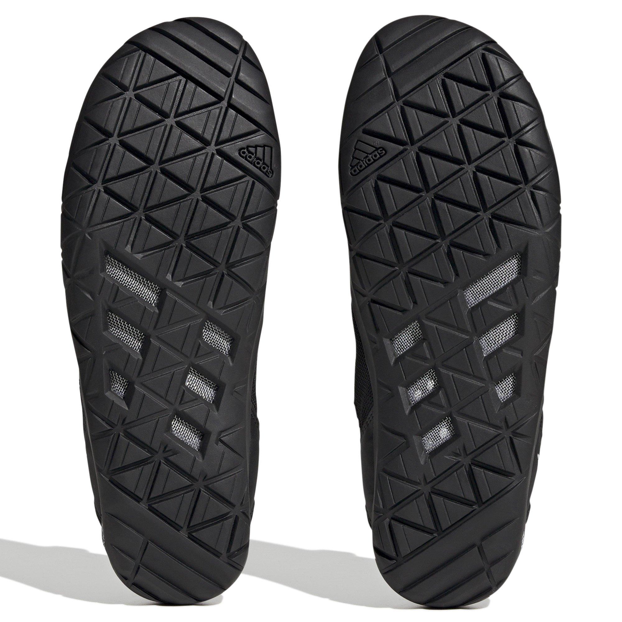 CBlk/Wht/Silver - adidas - Terrex Jawpaw Mens Slip On HEAT.RDY Water Shoes - 4