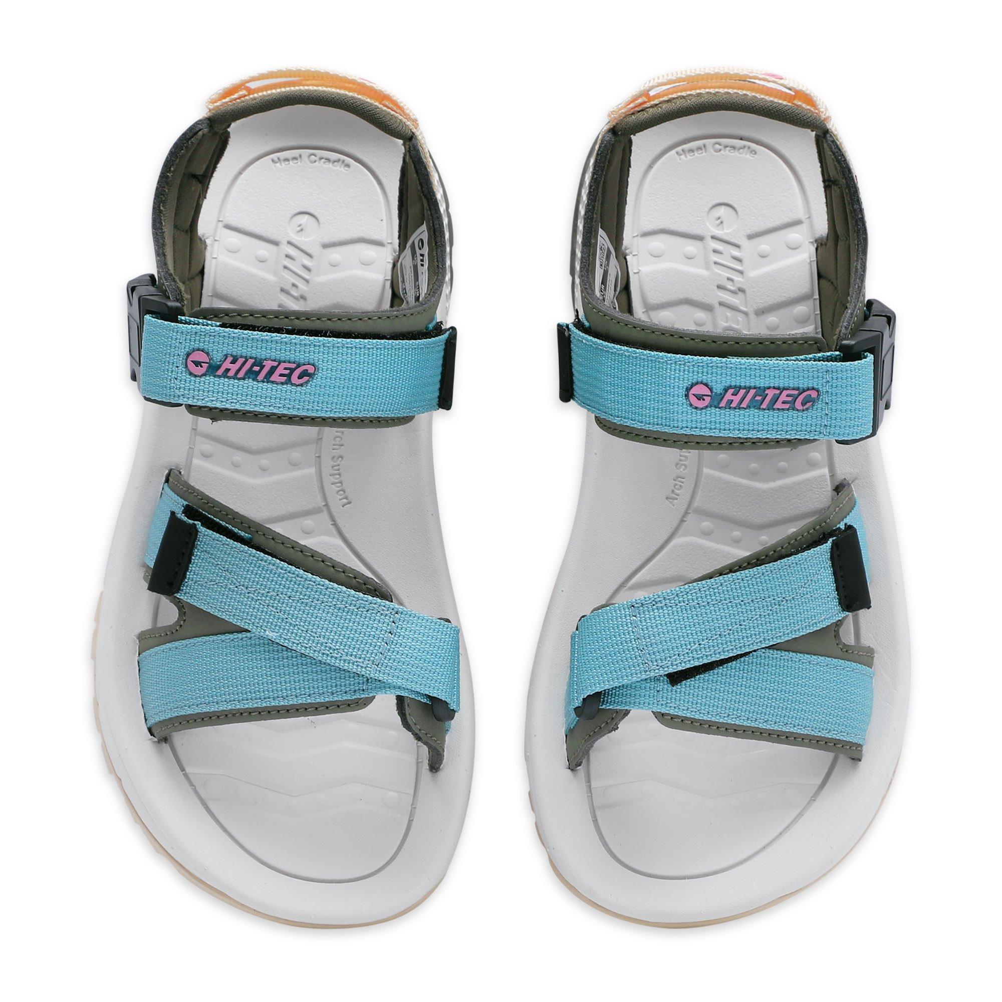 Peach/Pnk/Mint - Hi Tec - Prairie Womens Walking Sandals - 4