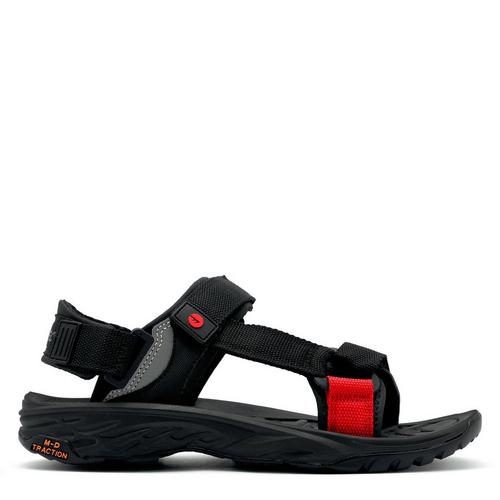 Black/Red - Hi Tec - Ula Raft Mens Sandals - 1