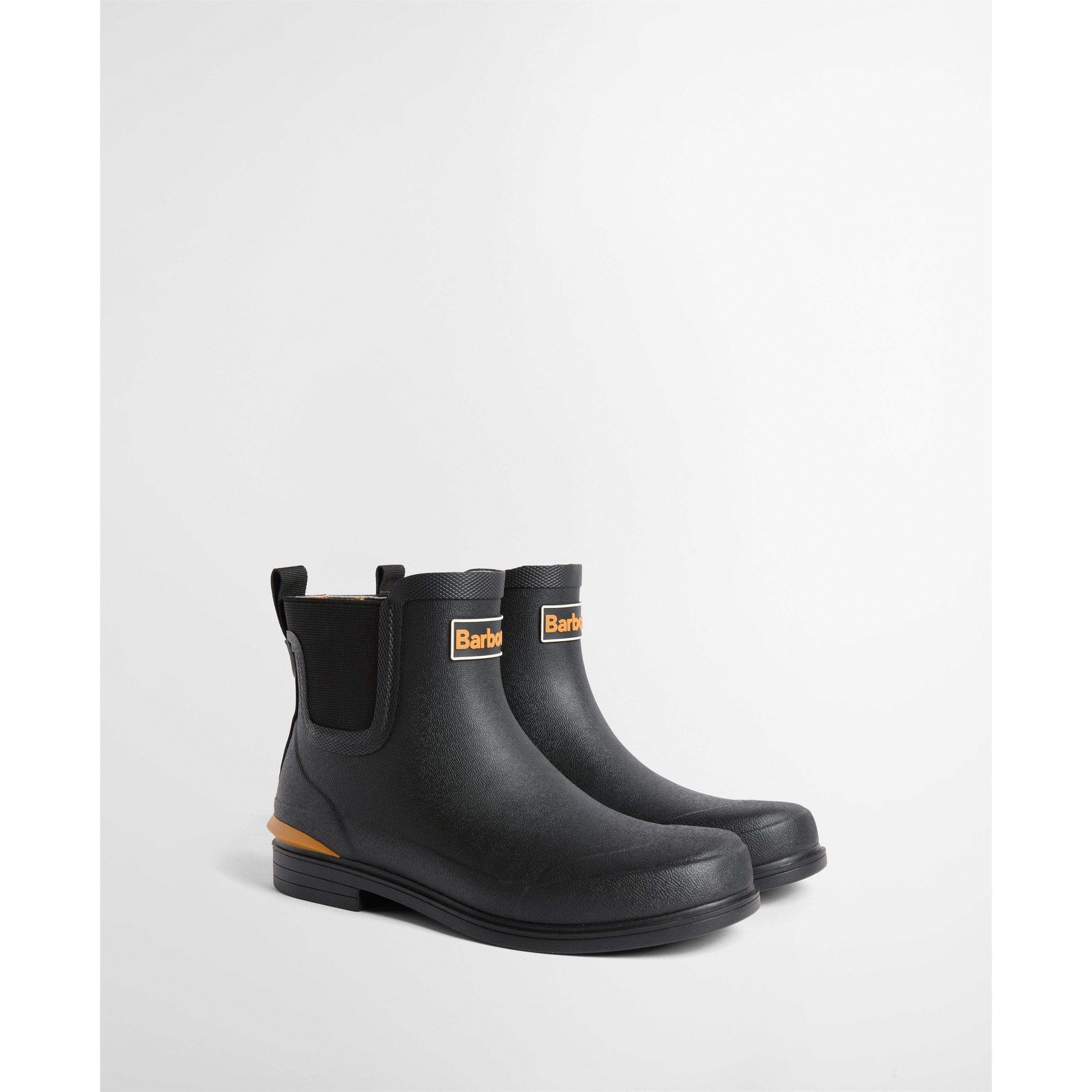 Black - Barbour - Womens Abbeyfield Packable Ankle Wellingtons - 2