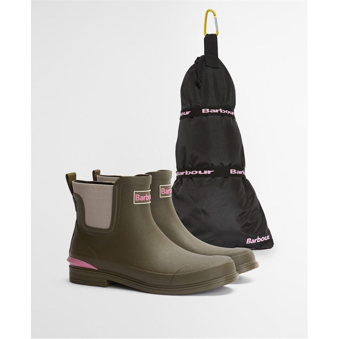 Barbour Women's Abbeyfield Packable Ankle Wellingtons - Olive - 6 (40)