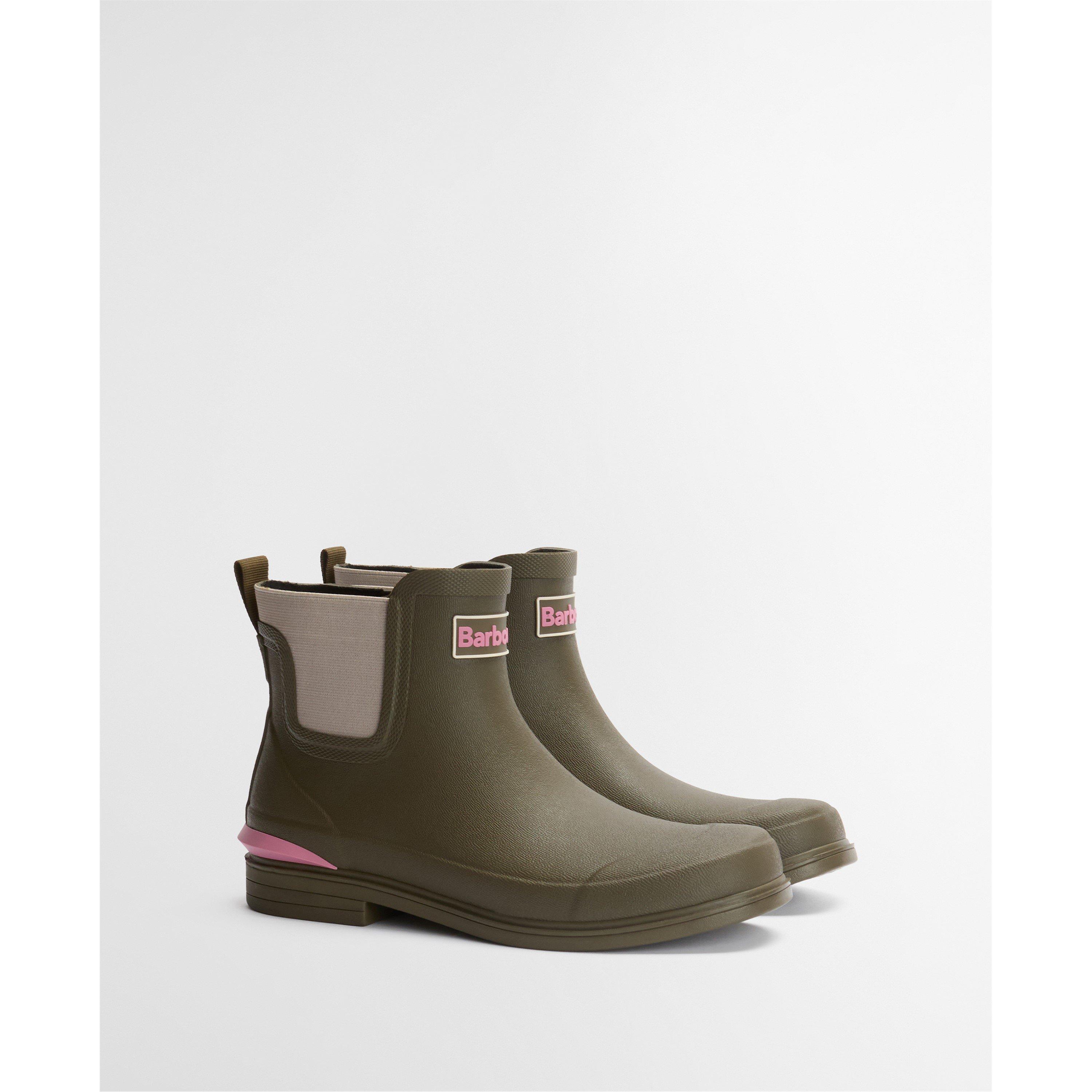 Olive - Barbour - Womens Abbeyfield Ankle Wellingtons - 2