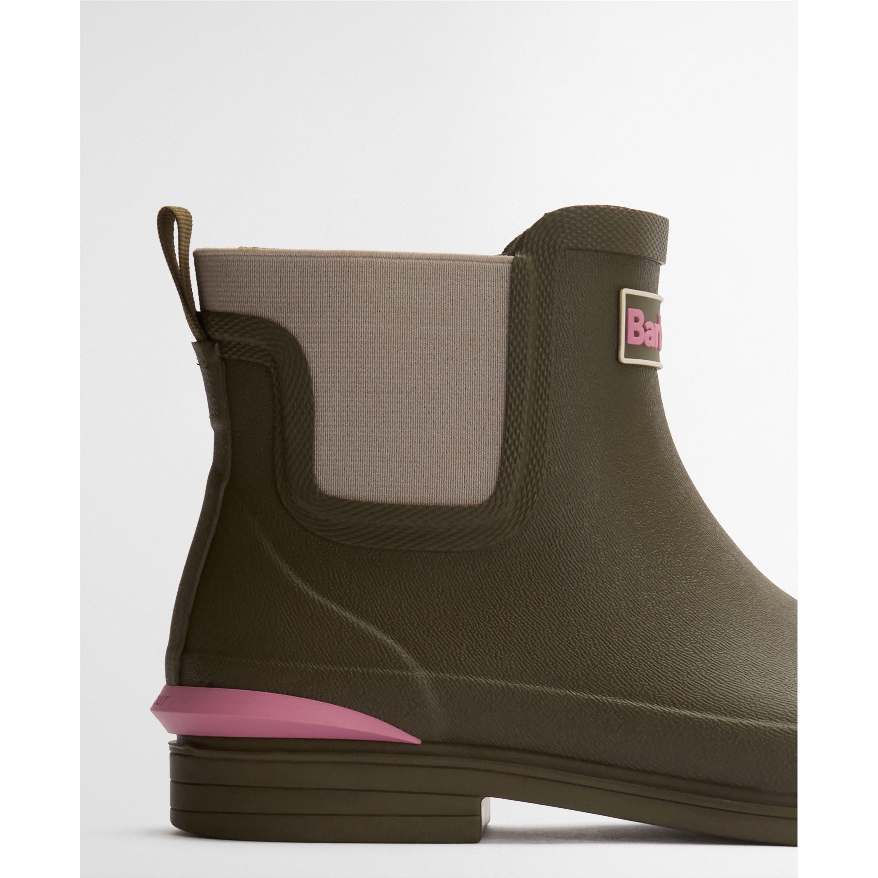 Olive - Barbour - Womens Abbeyfield Ankle Wellingtons - 5