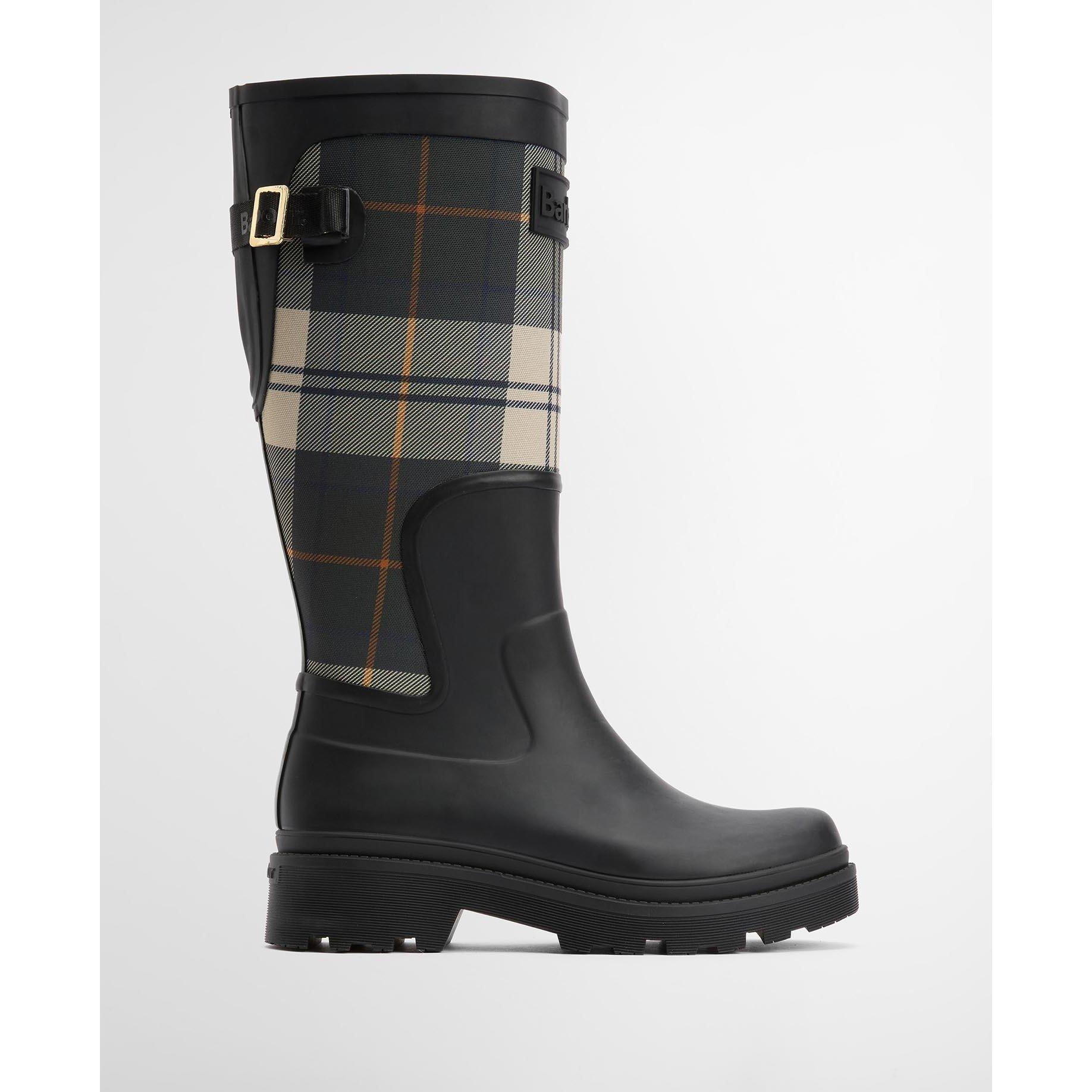 Black/Ancient - Barbour - Women's Dena Tall Wellies - 1