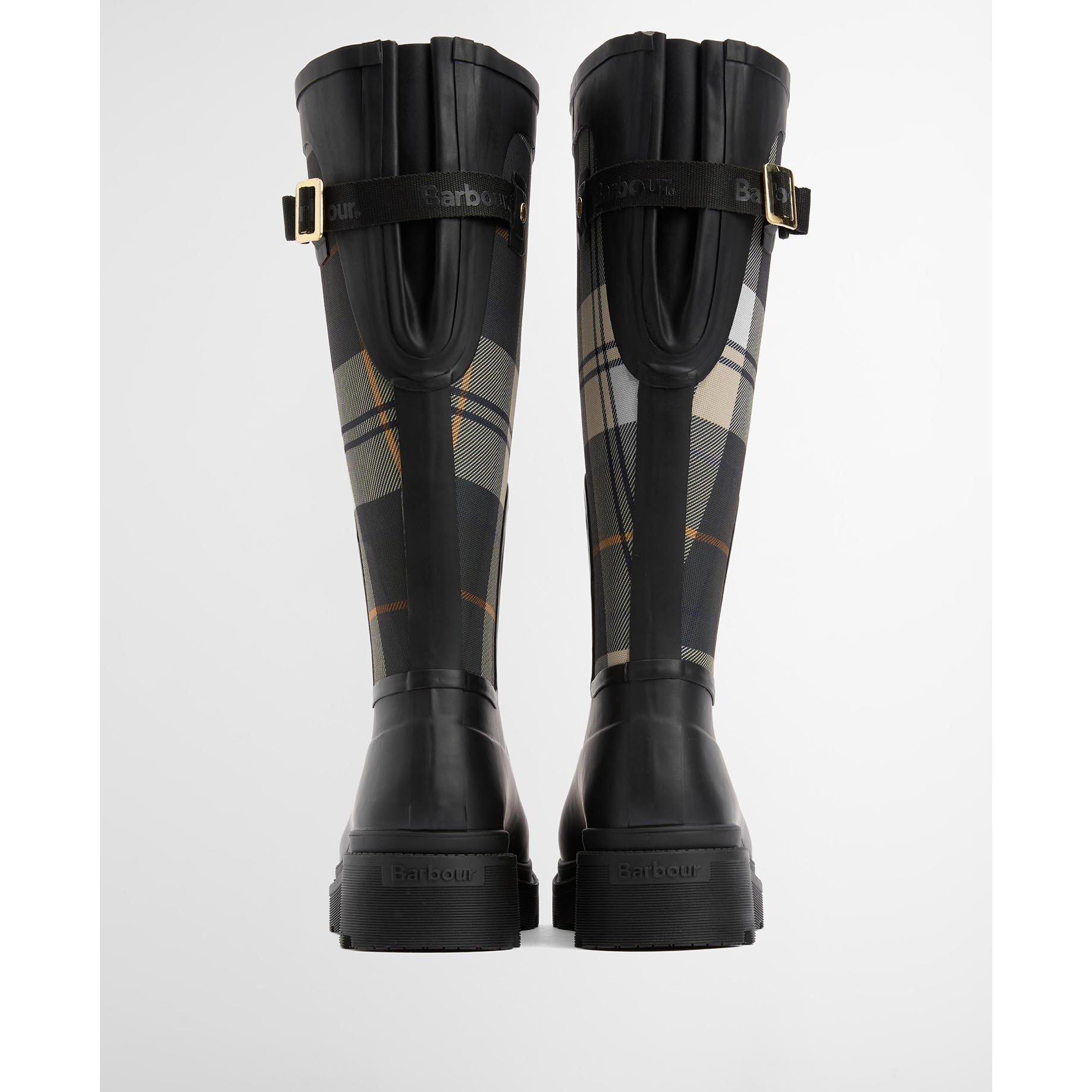 Black/Ancient - Barbour - Women's Dena Tall Wellies - 9