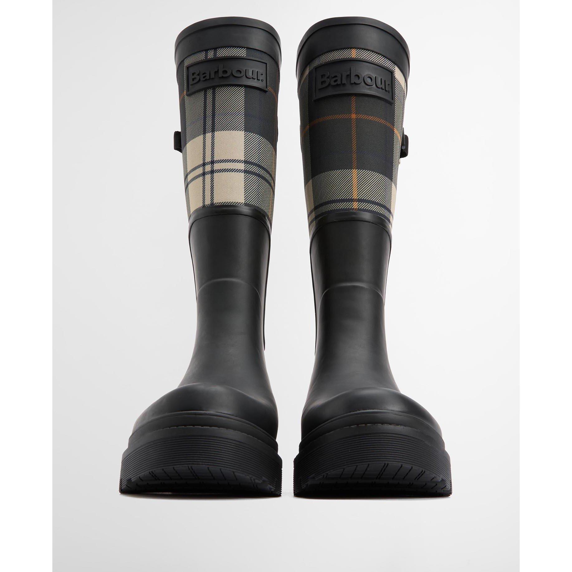 Black/Ancient - Barbour - Women's Dena Tall Wellies - 3