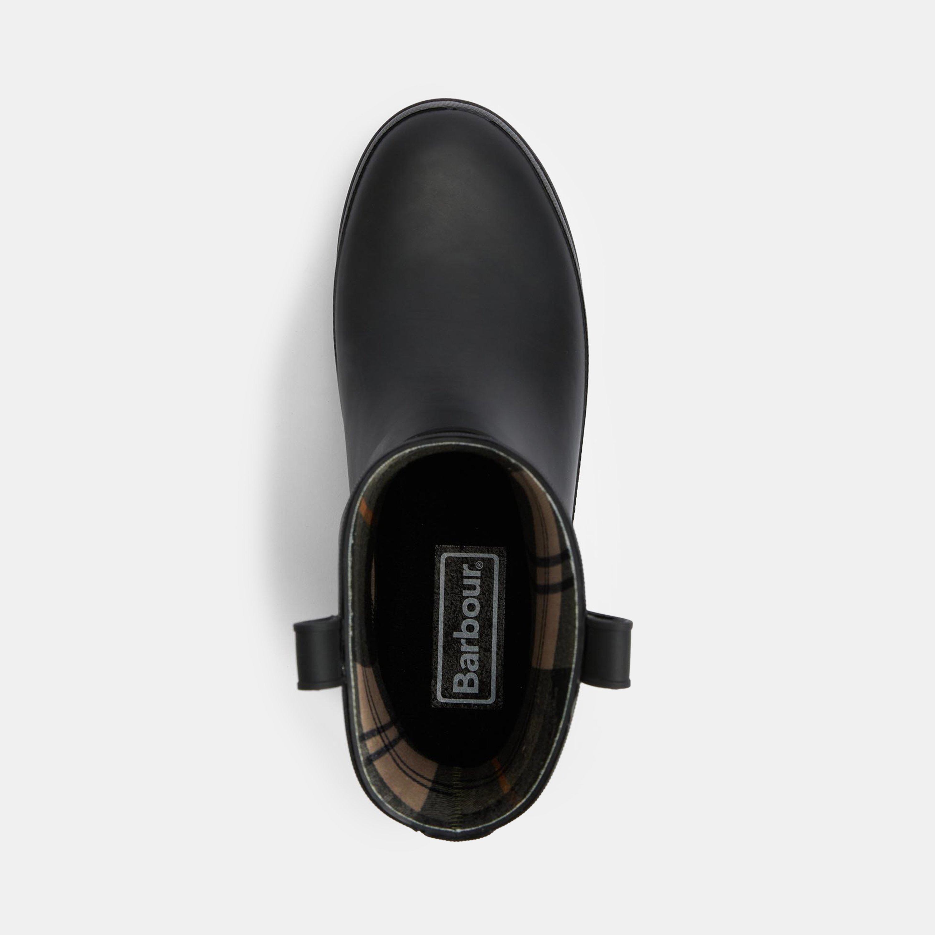 Black - Barbour - Elley Harness Wellington Boots - 5