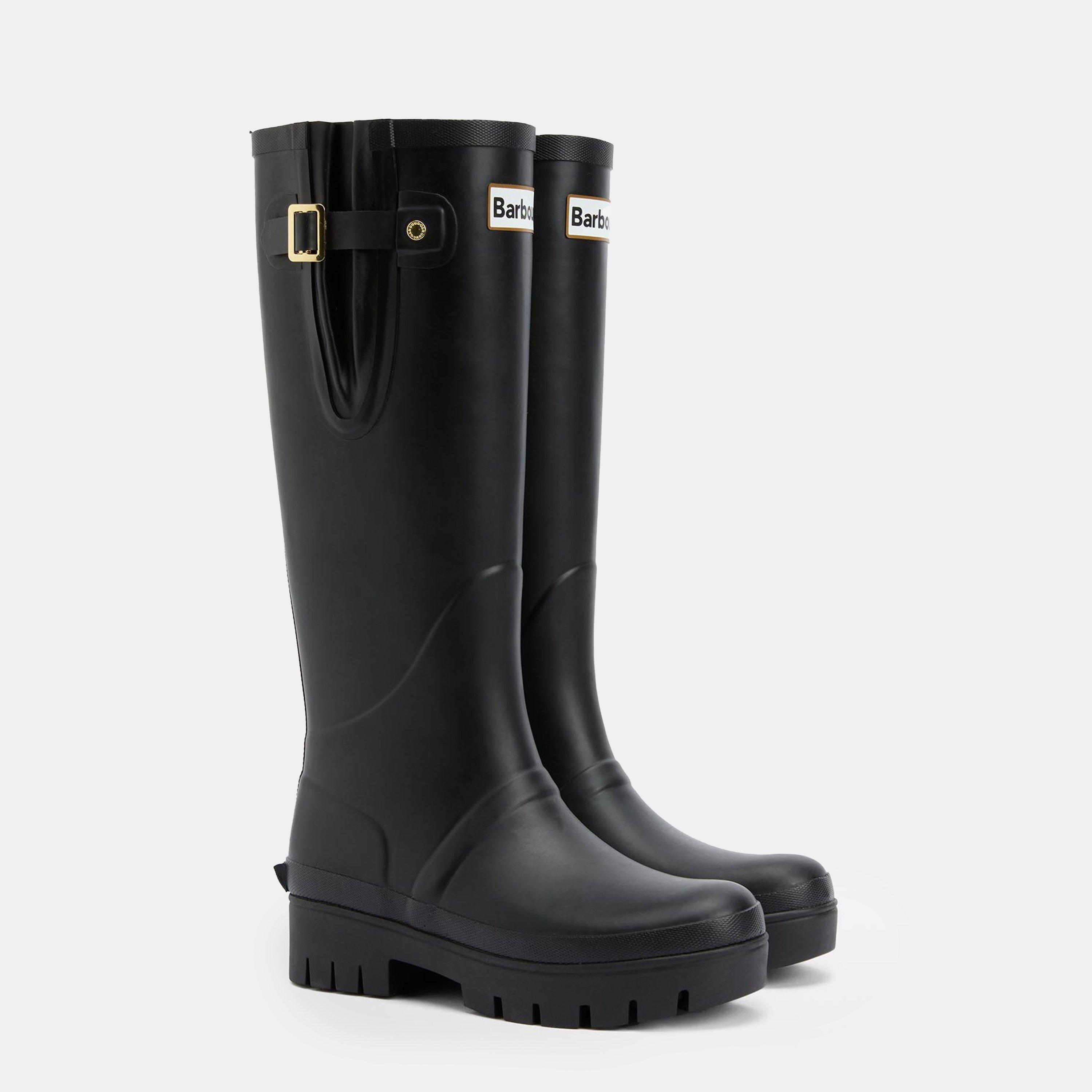 Black - Barbour - Women's Leighton Tall Wellies - 2