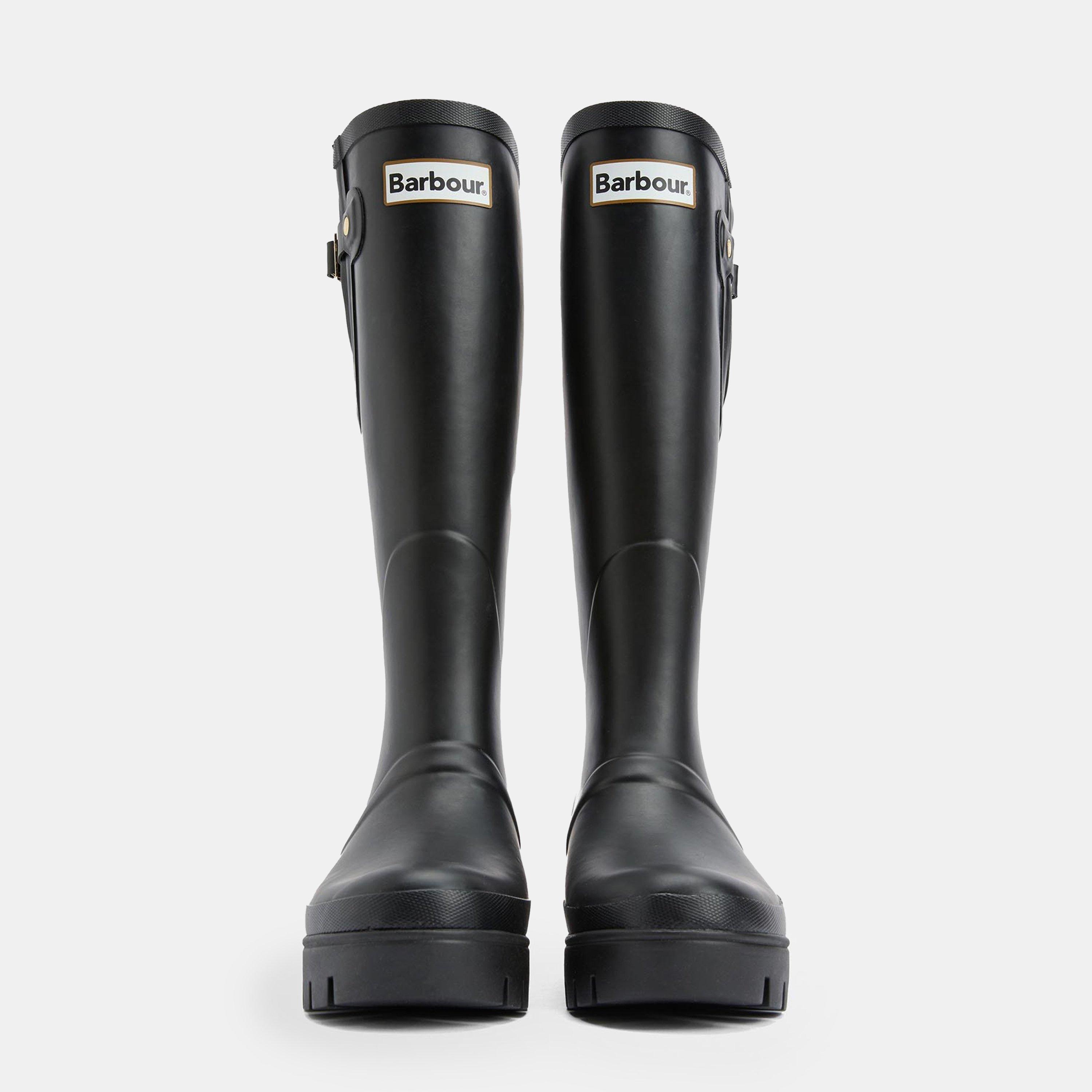 Black - Barbour - Women's Leighton Tall Wellies - 3