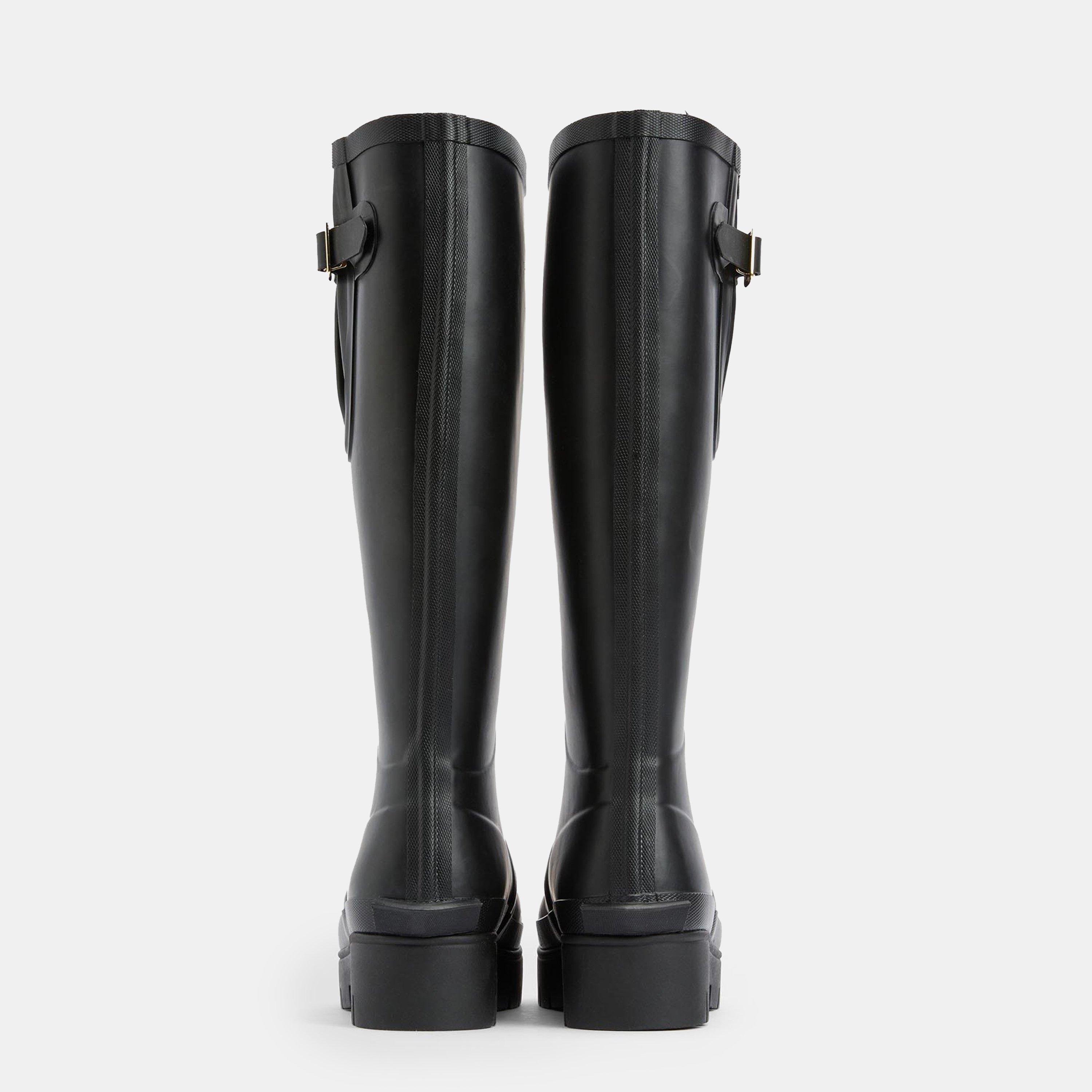 Black - Barbour - Women's Leighton Tall Wellies - 8