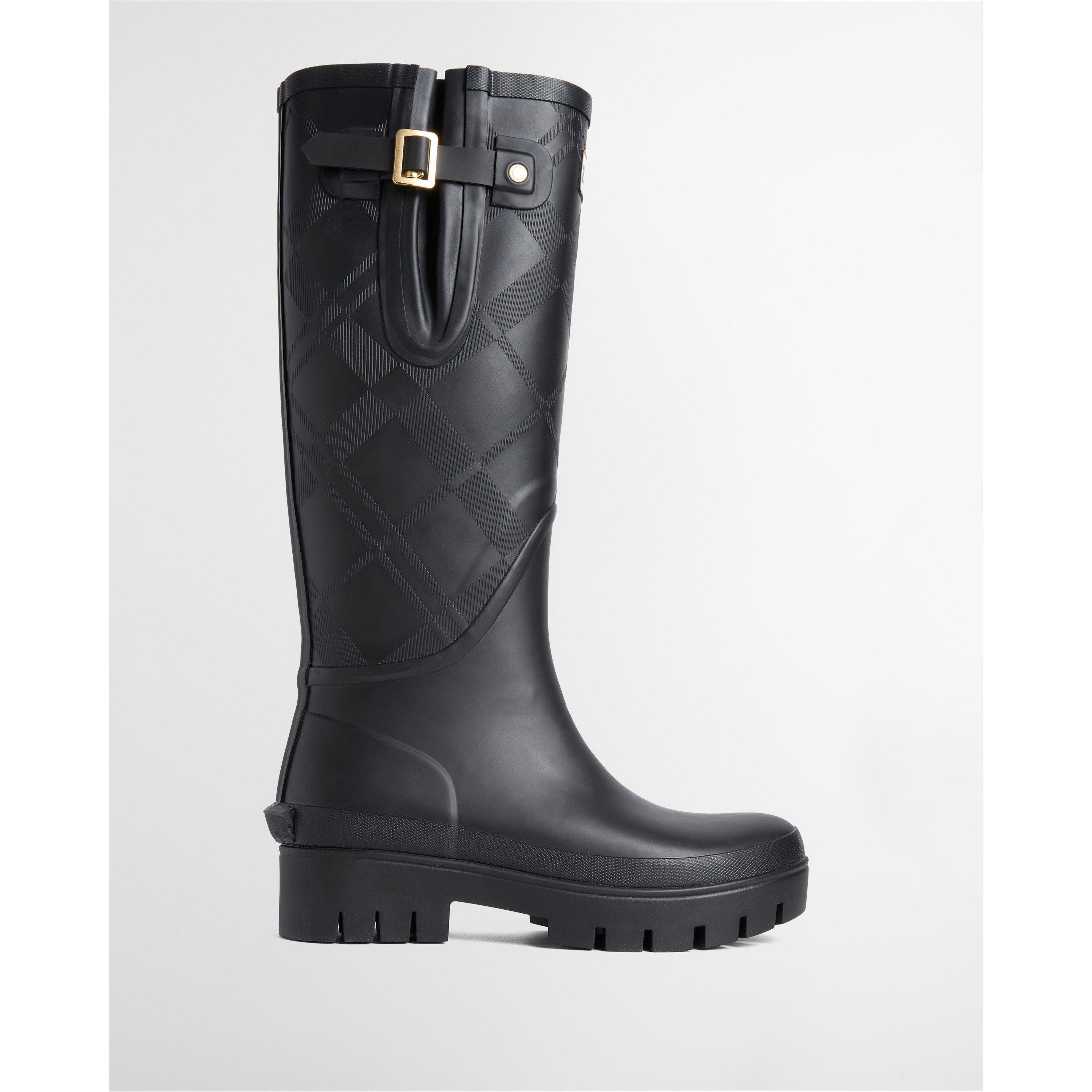 Black - Barbour - Women's Leighton Tall Wellies - 1