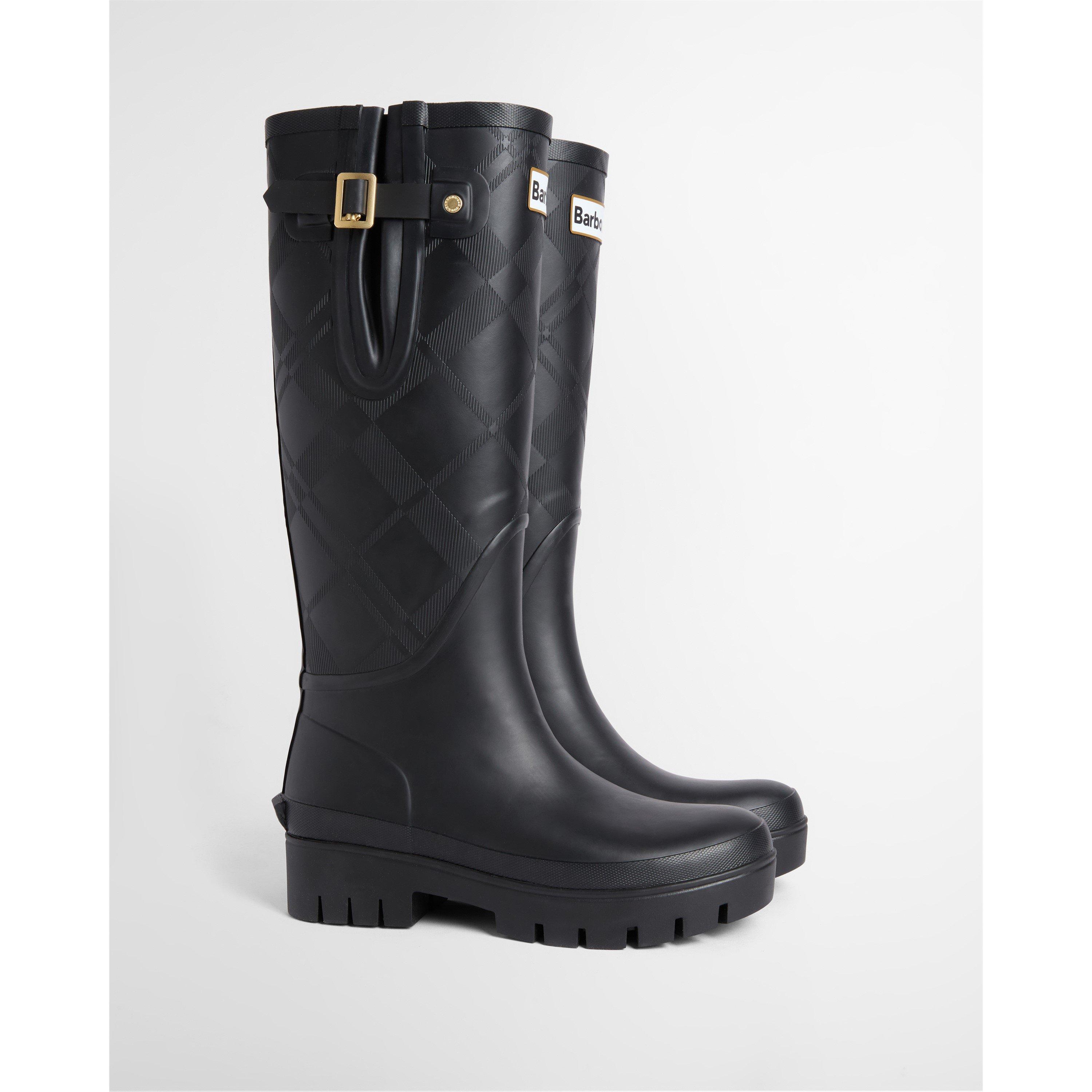 Black - Barbour - Women's Leighton Tall Wellies - 2