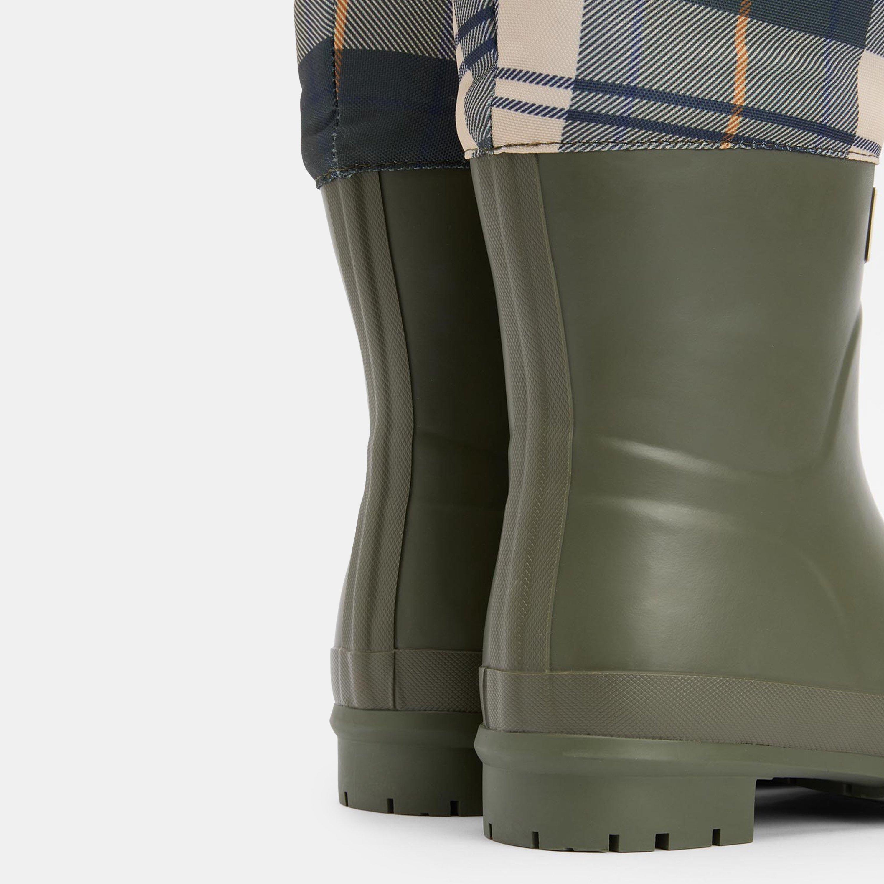 Olive/Ancient - Barbour - Women's Mowbray Mid Mid-Height Waterproof Wellies - 4