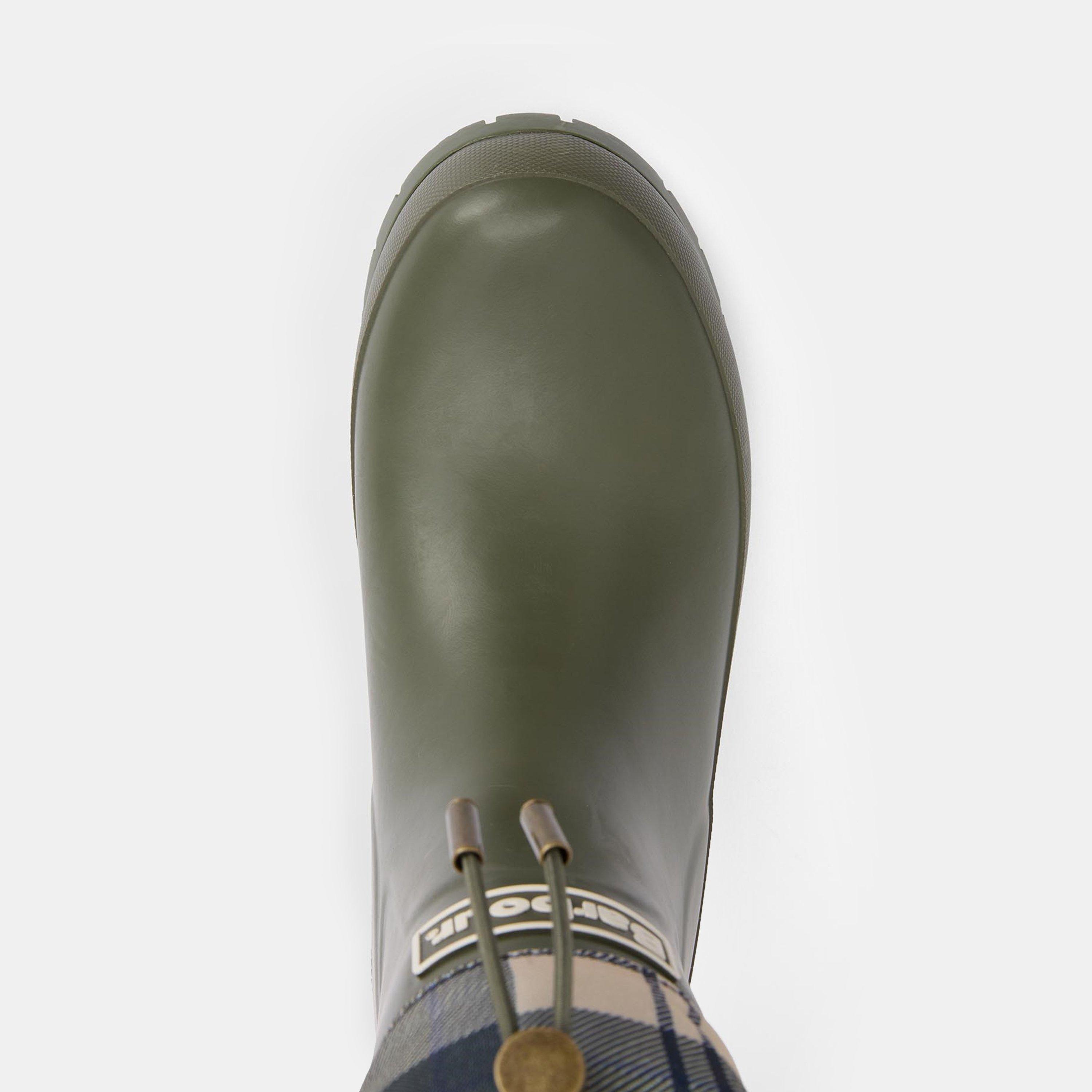 Olive/Ancient - Barbour - Women's Mowbray Mid Mid-Height Waterproof Wellies - 5