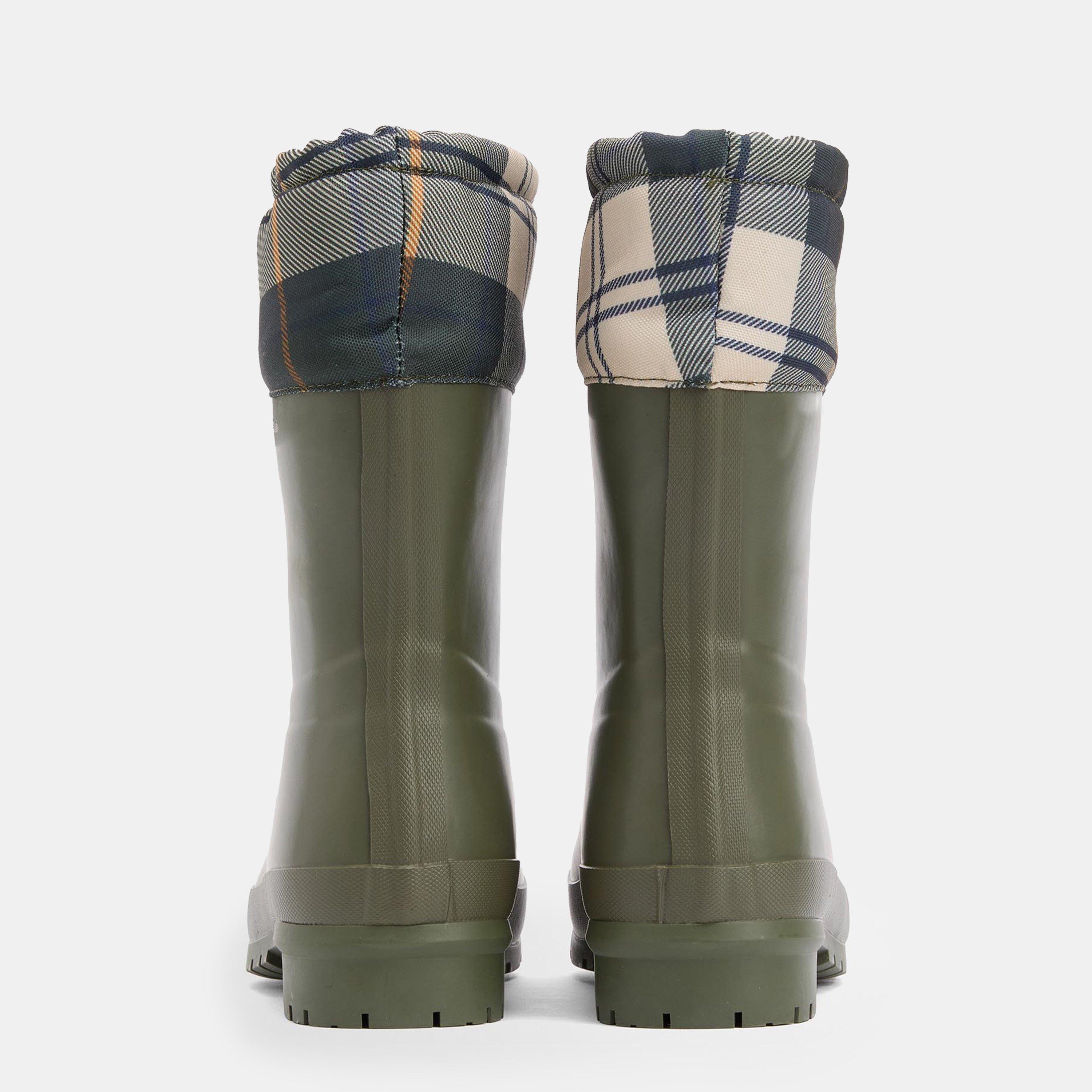 Olive/Ancient - Barbour - Women's Mowbray Mid Mid-Height Waterproof Wellies - 8
