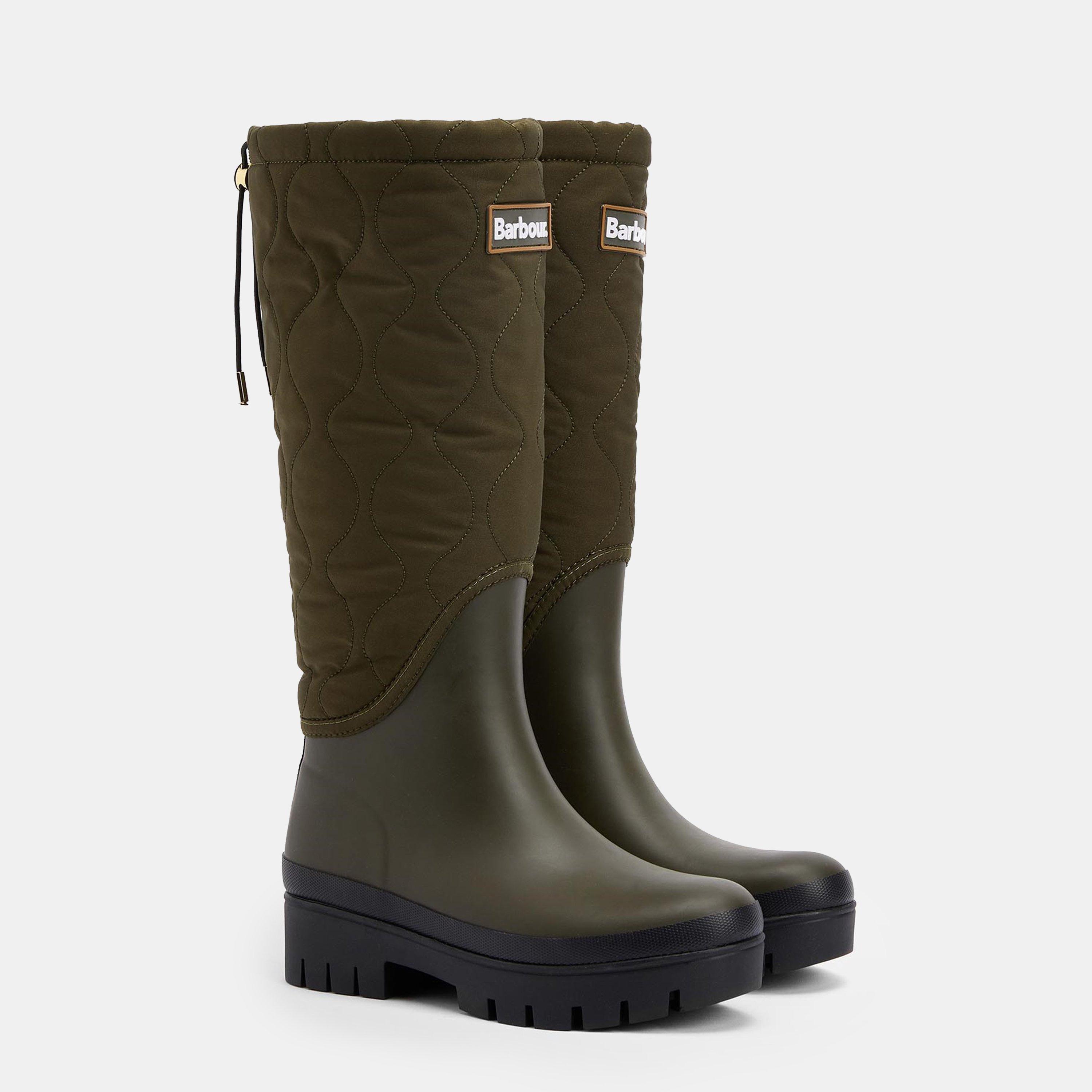 Olive/Black - Barbour - Women's Marnie Tall Wellies - 2