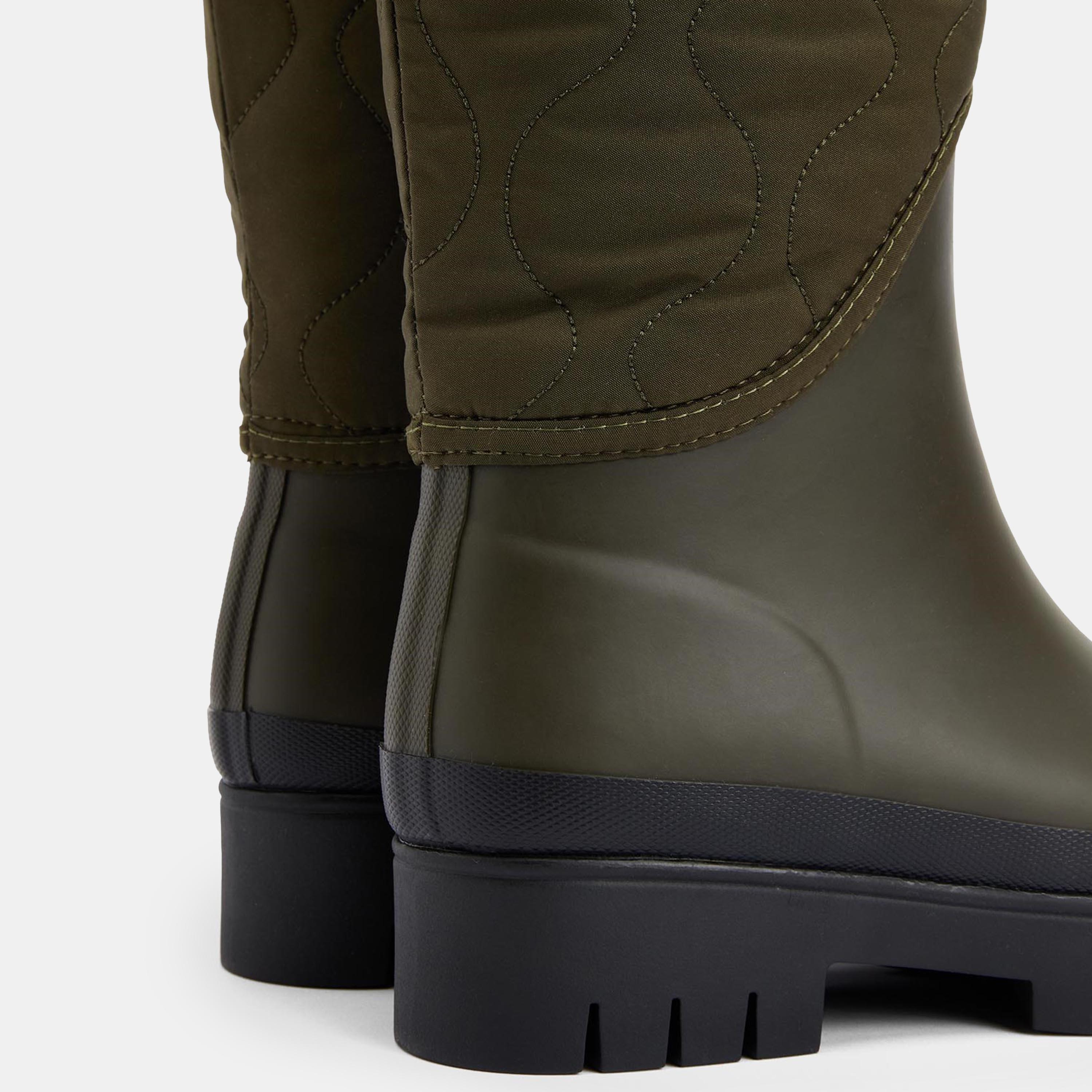 Olive/Black - Barbour - Women's Marnie Tall Wellies - 4