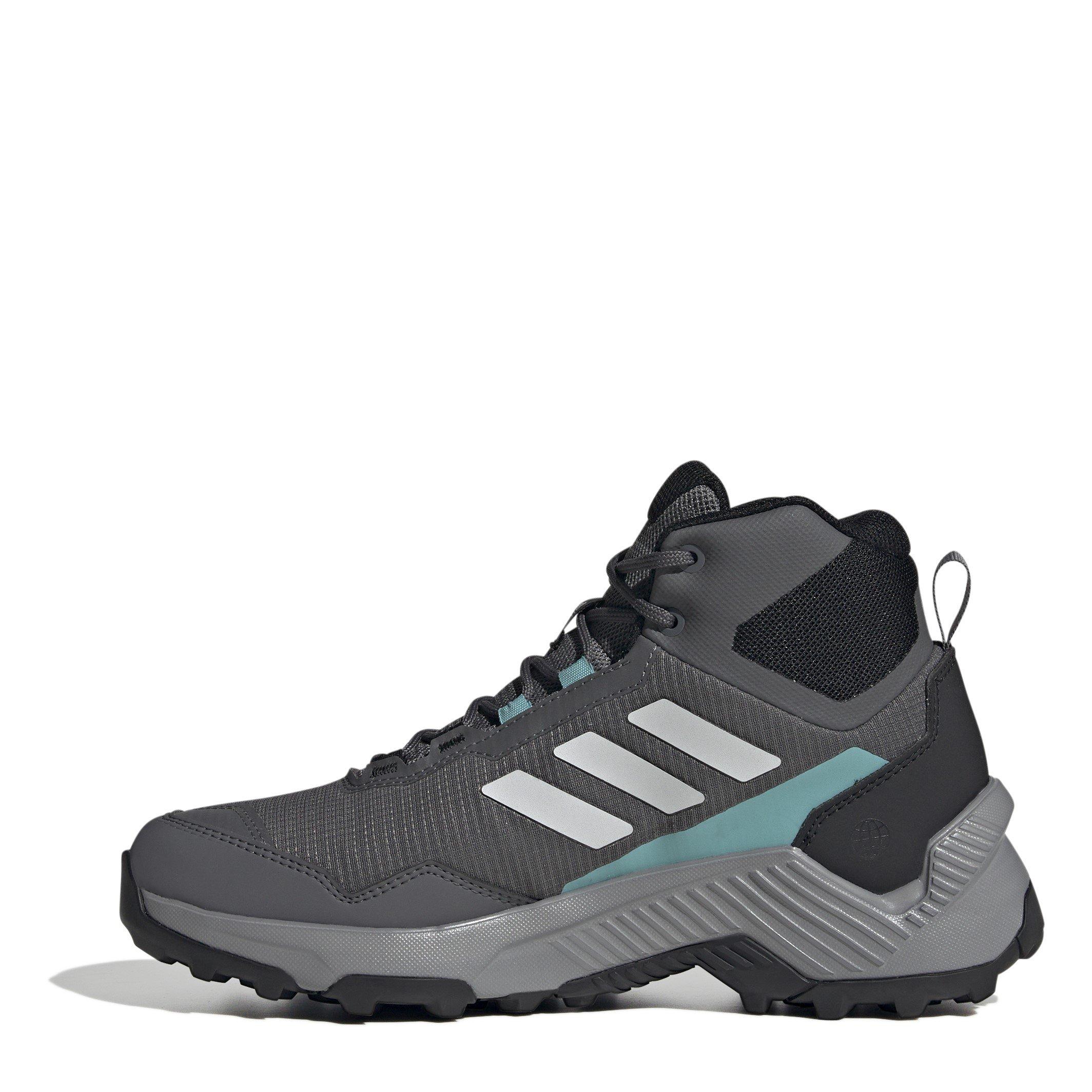 Grigio/Menta - adidas - Eastrail 2.0 Mid RAIN.RDY Hiking Shoes Womens - 2
