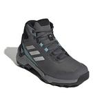 Gris/Menthe - adidas - Eastrail 2.0 Mid RAIN.RDY Hiking Shoes Womens - 3