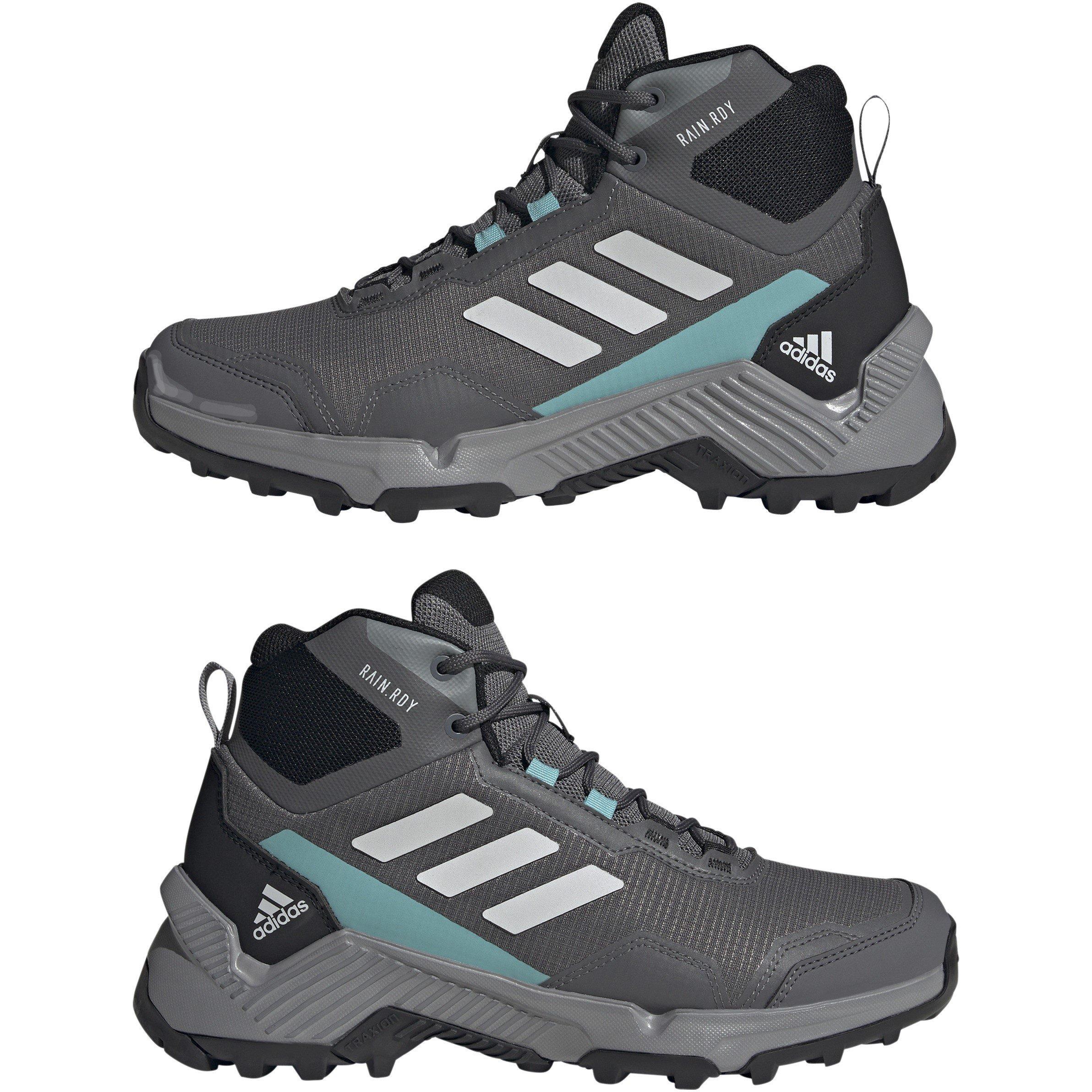 Grigio/Menta - adidas - Eastrail 2.0 Mid RAIN.RDY Hiking Shoes Womens - 9