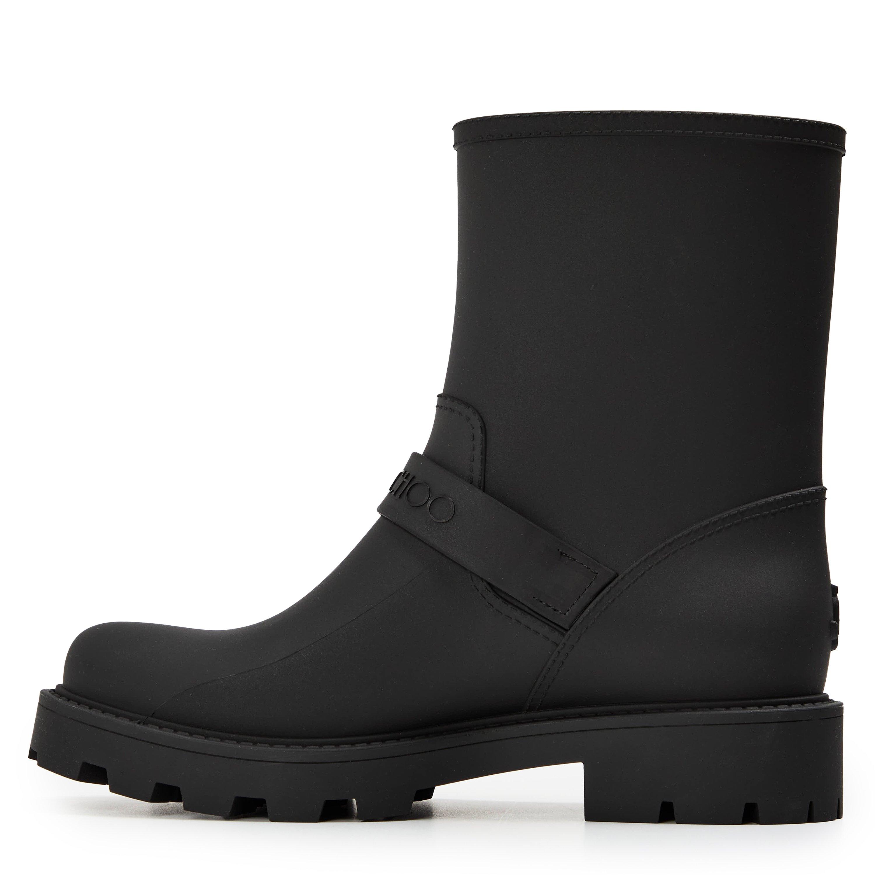 Black - Jimmy Choo - Jimmy Biker Rain Ld62 - 2