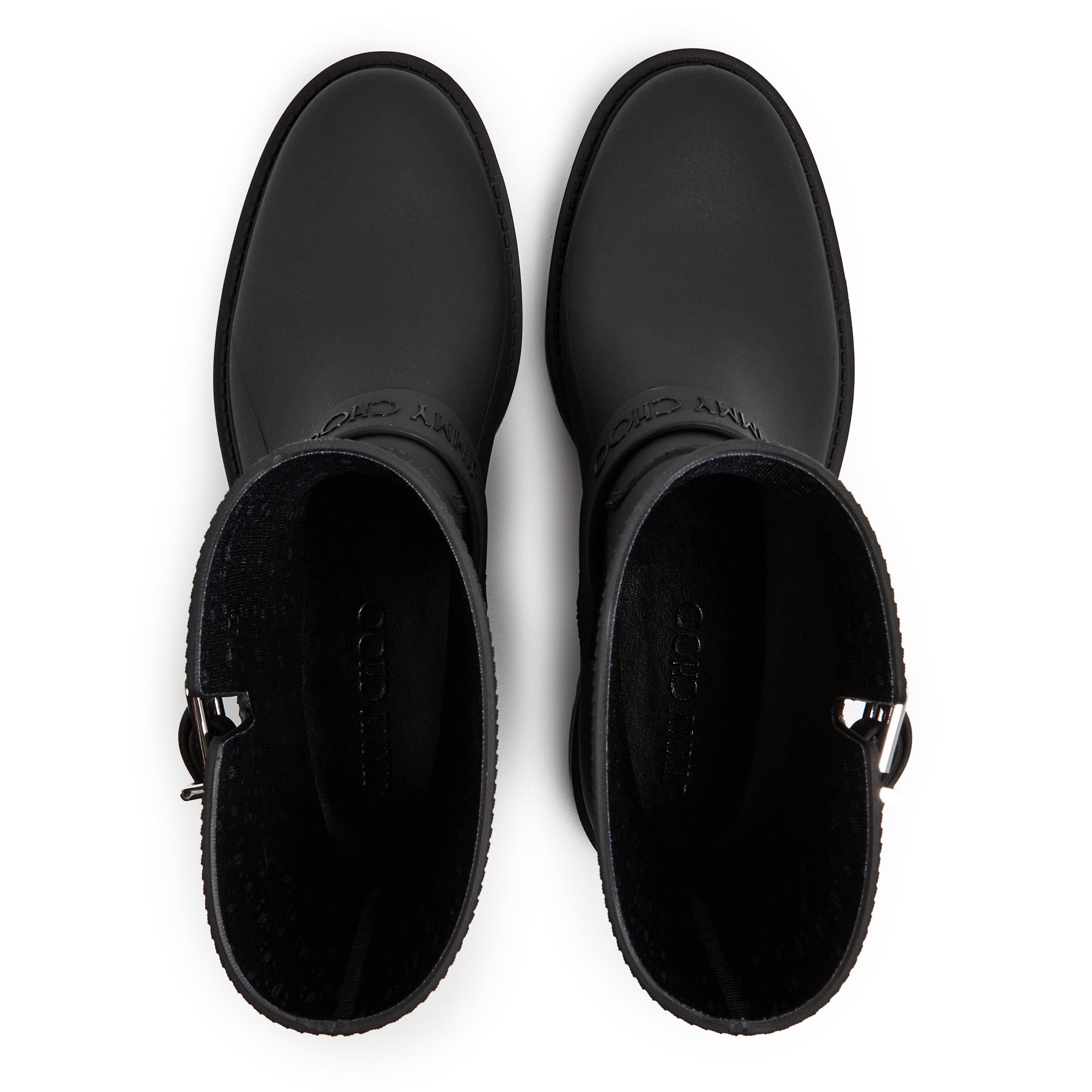 Black - Jimmy Choo - Jimmy Biker Rain Ld62 - 4