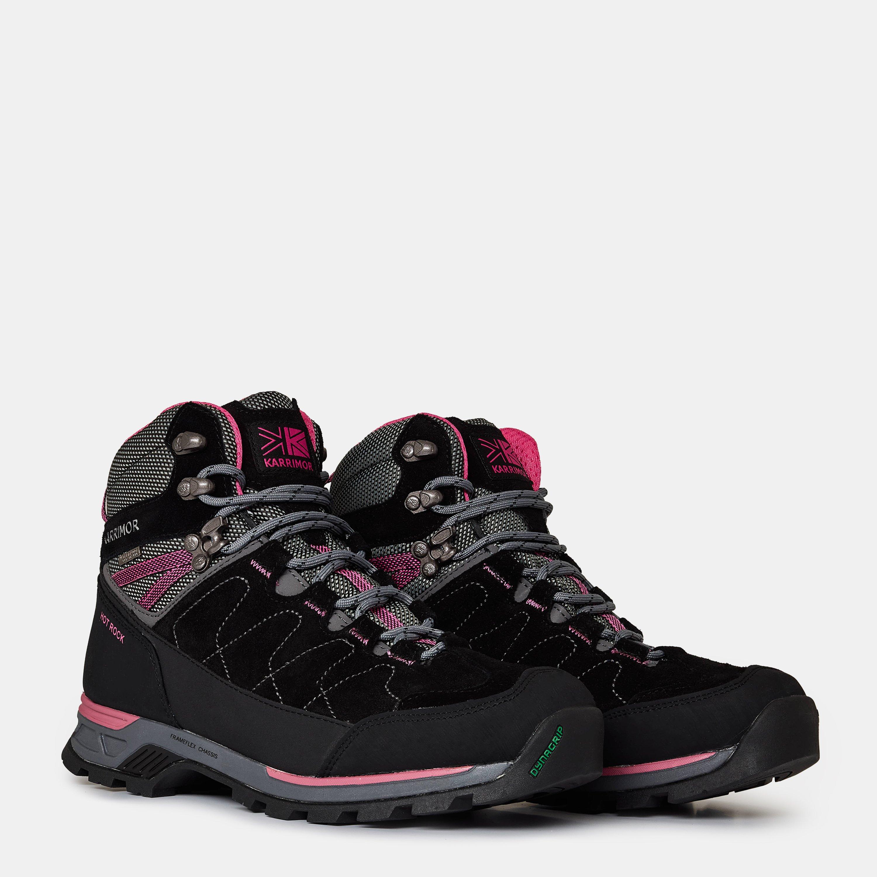 Nero/Rosa - Karrimor - Hot Rock Waterproof Walking Boots Womens - 4