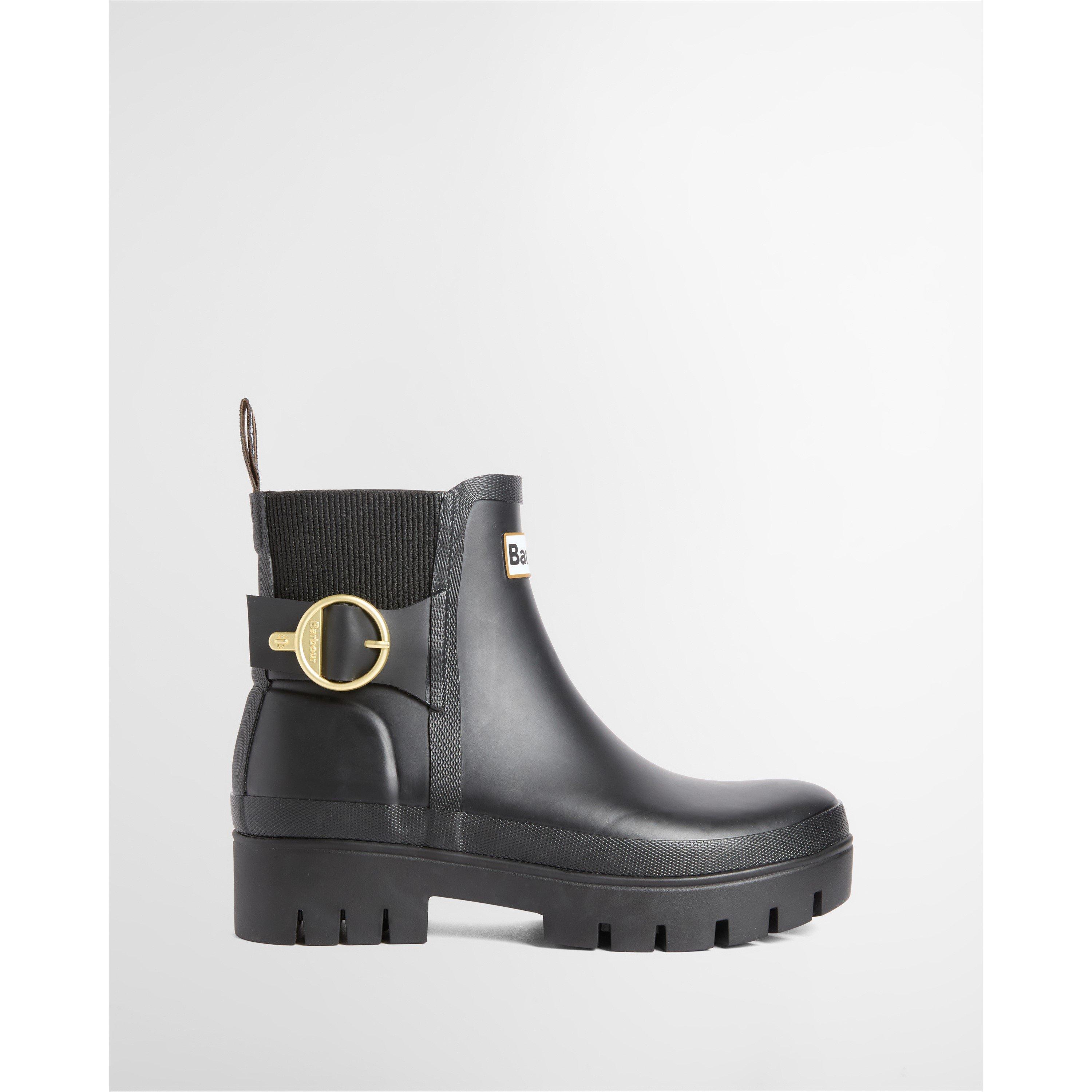 Black - Barbour - Women's Hepburn Waterproof Wellingtons - 1