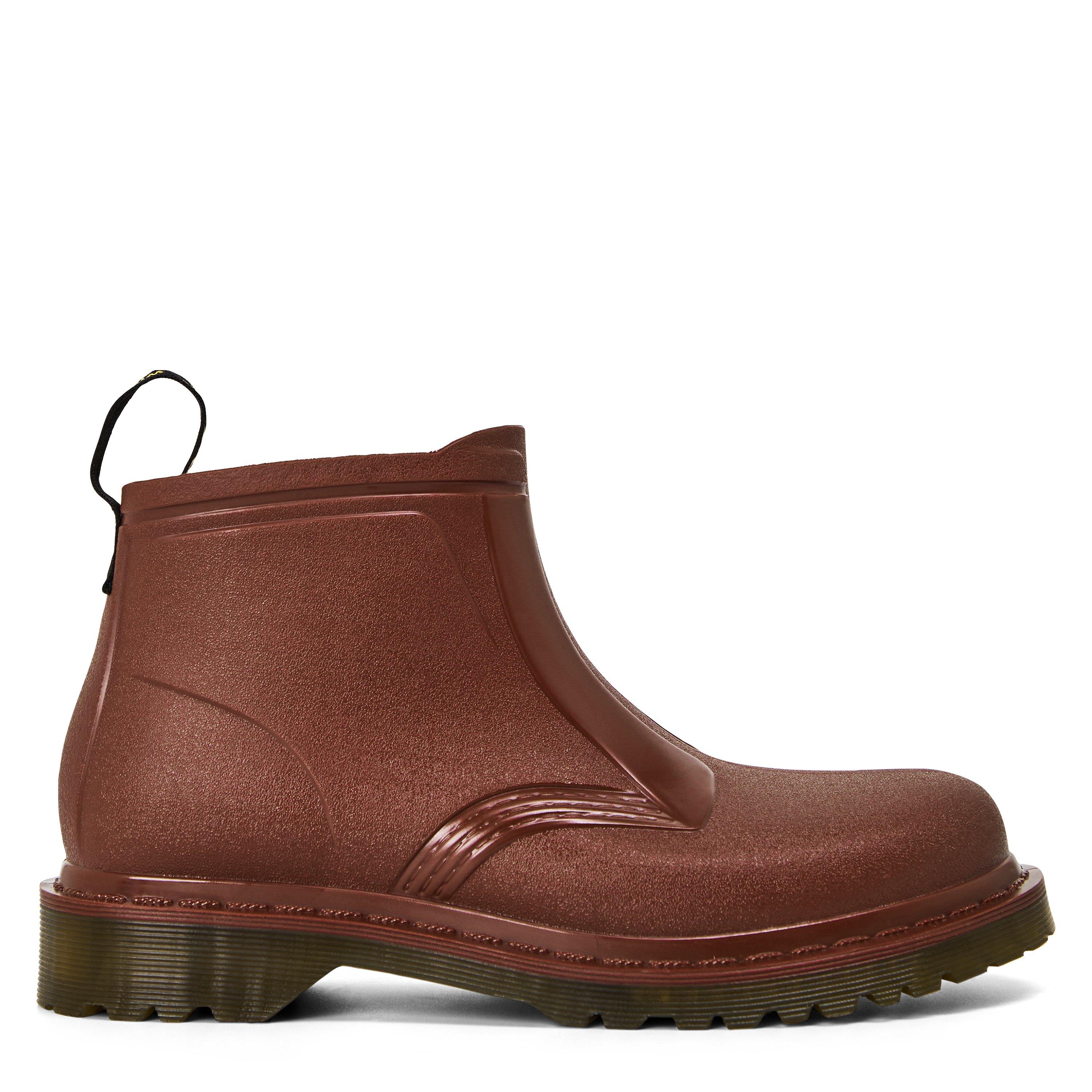 Cherry Red PVC - Dr Martens - Women's 101 Rain Low Wellingtons - 1