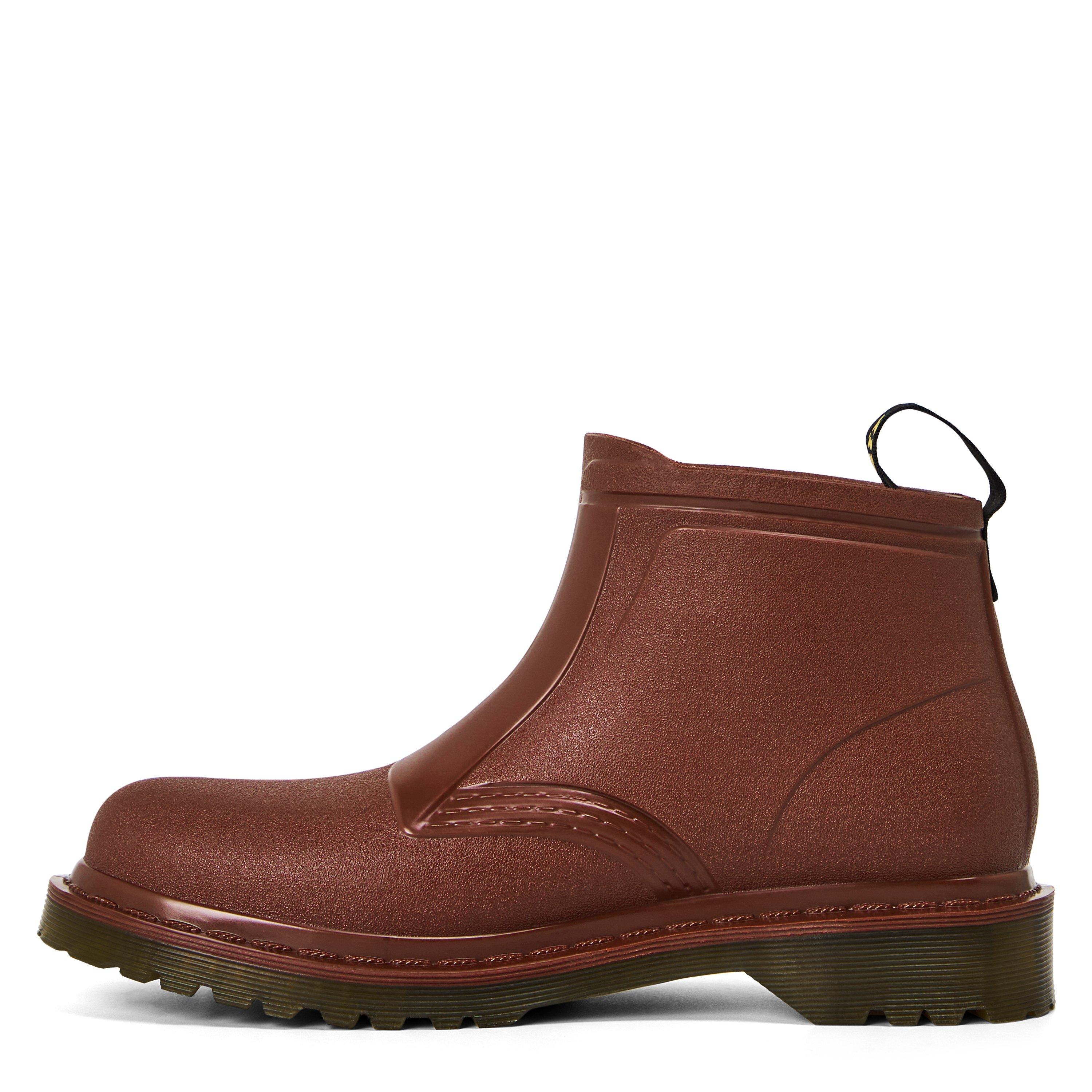 Cherry Red PVC - Dr Martens - Women's 101 Rain Low Wellingtons - 2