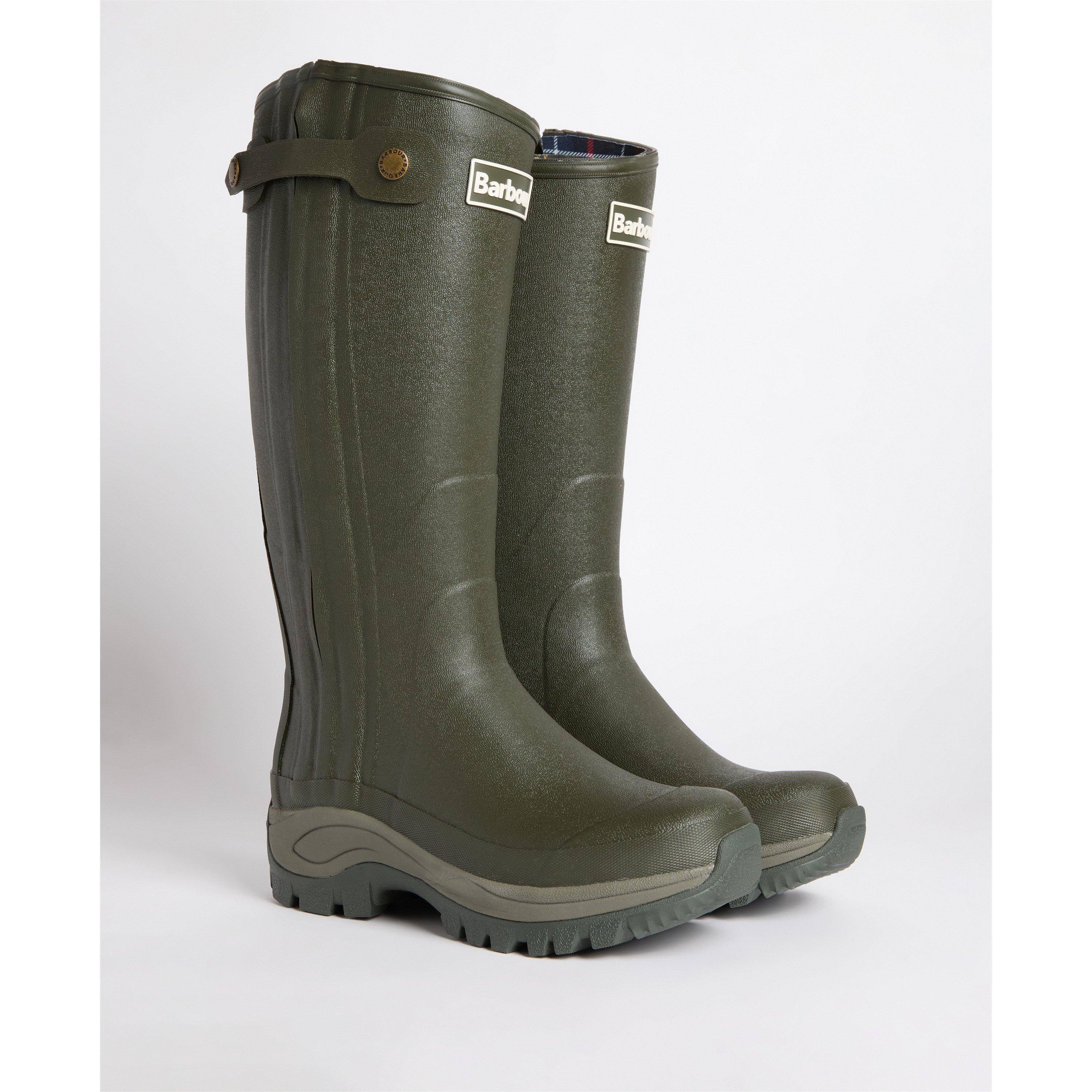 Olive - Barbour - Women's Teesdale Tall Wellingtons - 2