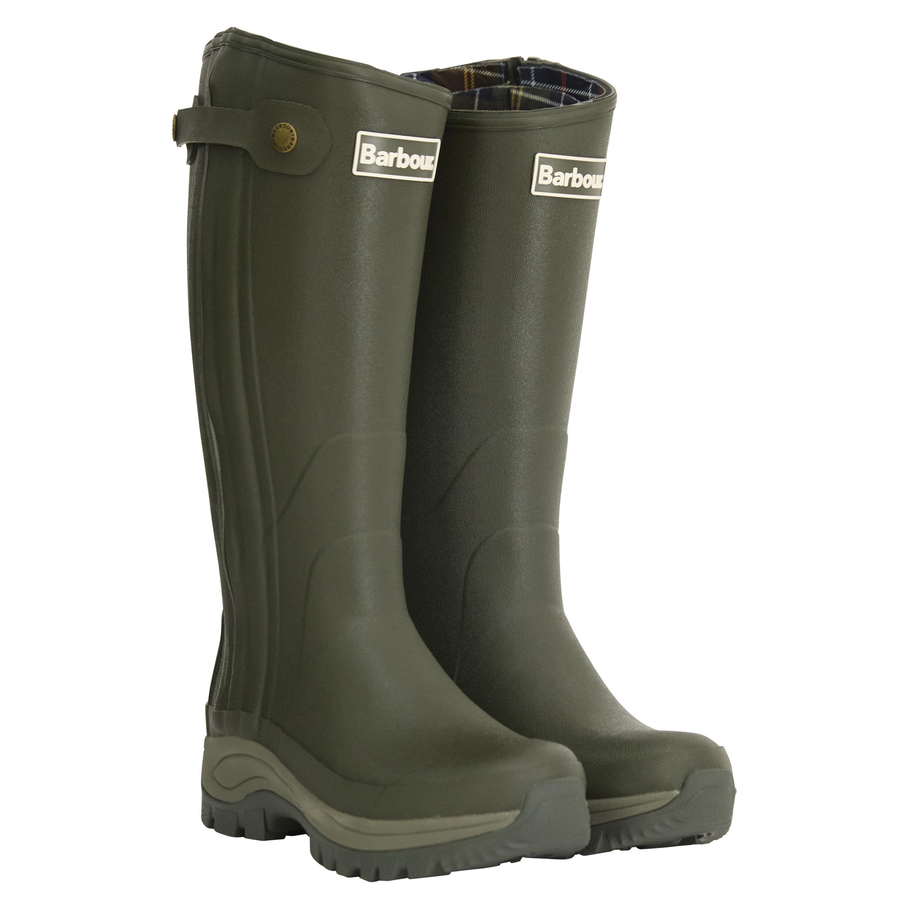 Olive - Barbour - Women's Teesdale Tall Wellingtons - 4