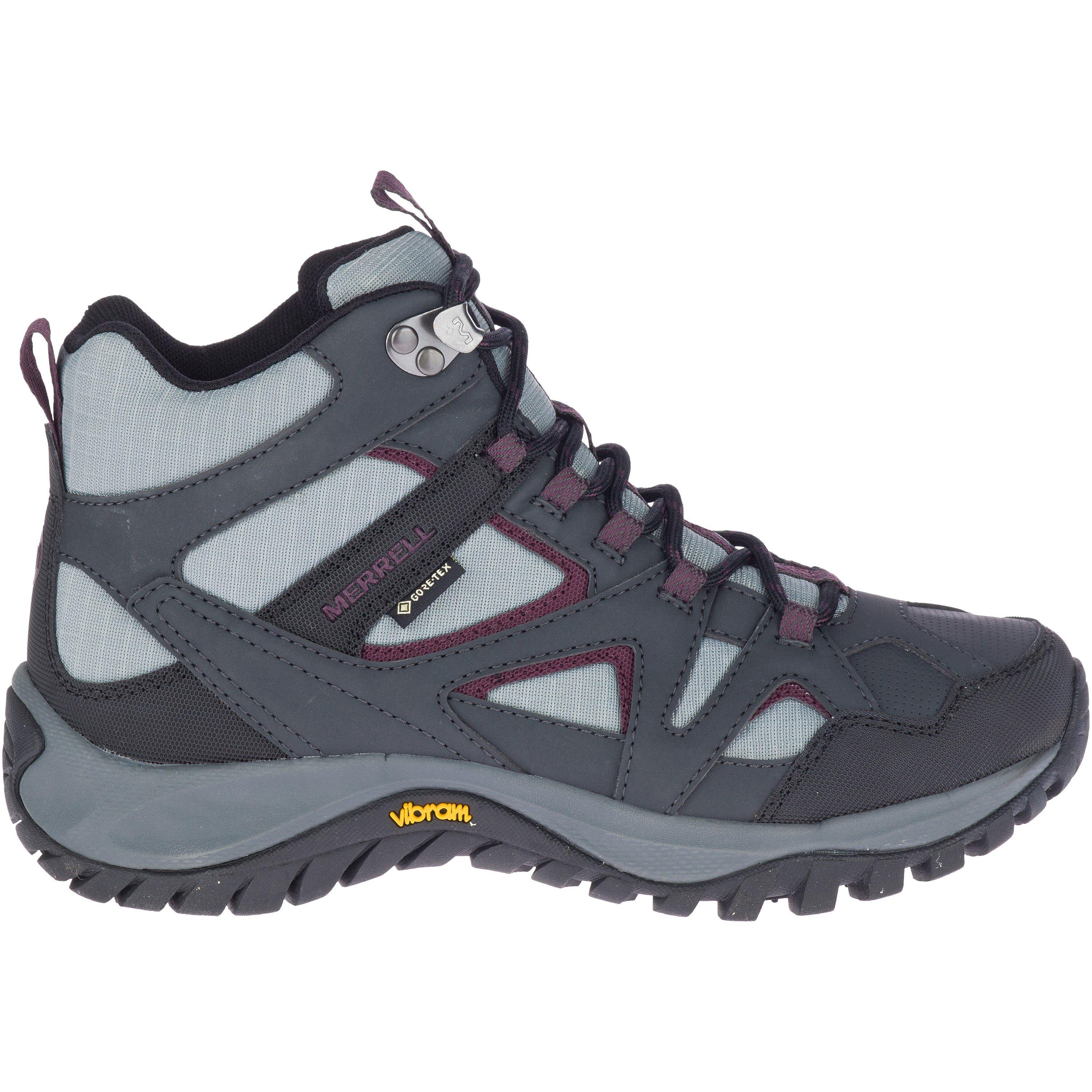 Merrell Women's Bryce Gtx Hiking Boots - Granite/Fig - 7.5 (41)
