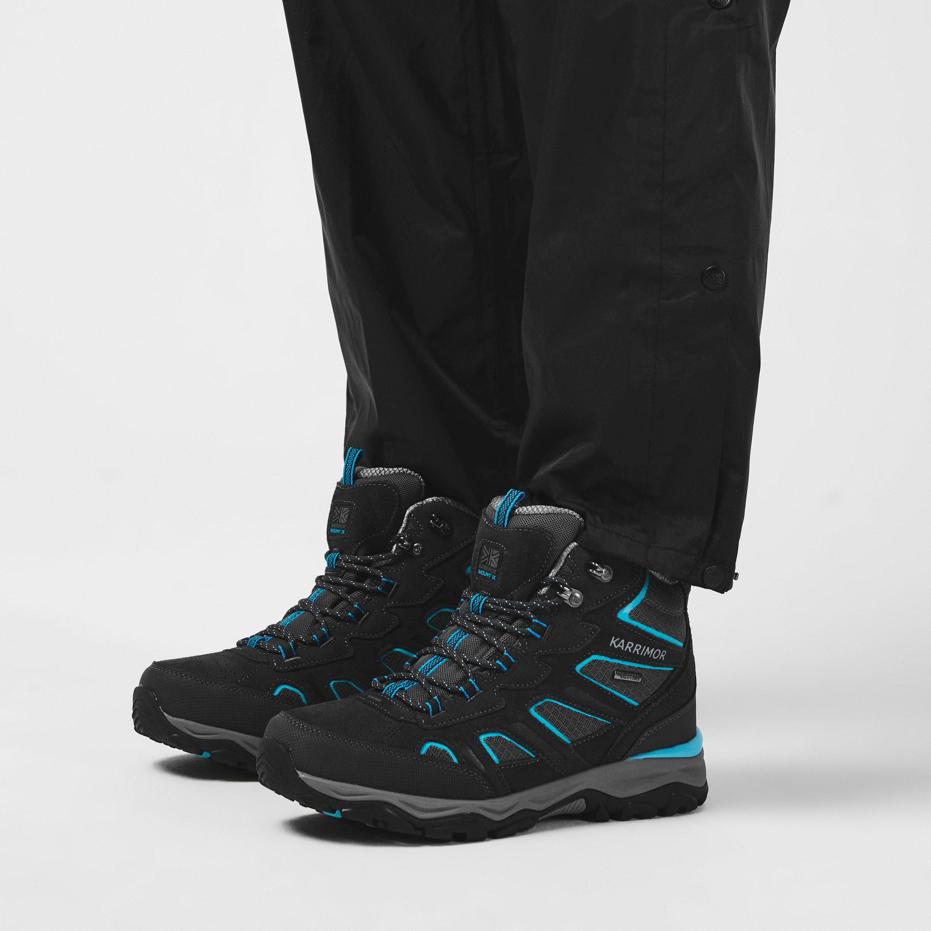 Grey/Blue - Karrimor - Mount Waterproof Walking Boots Womens - 3