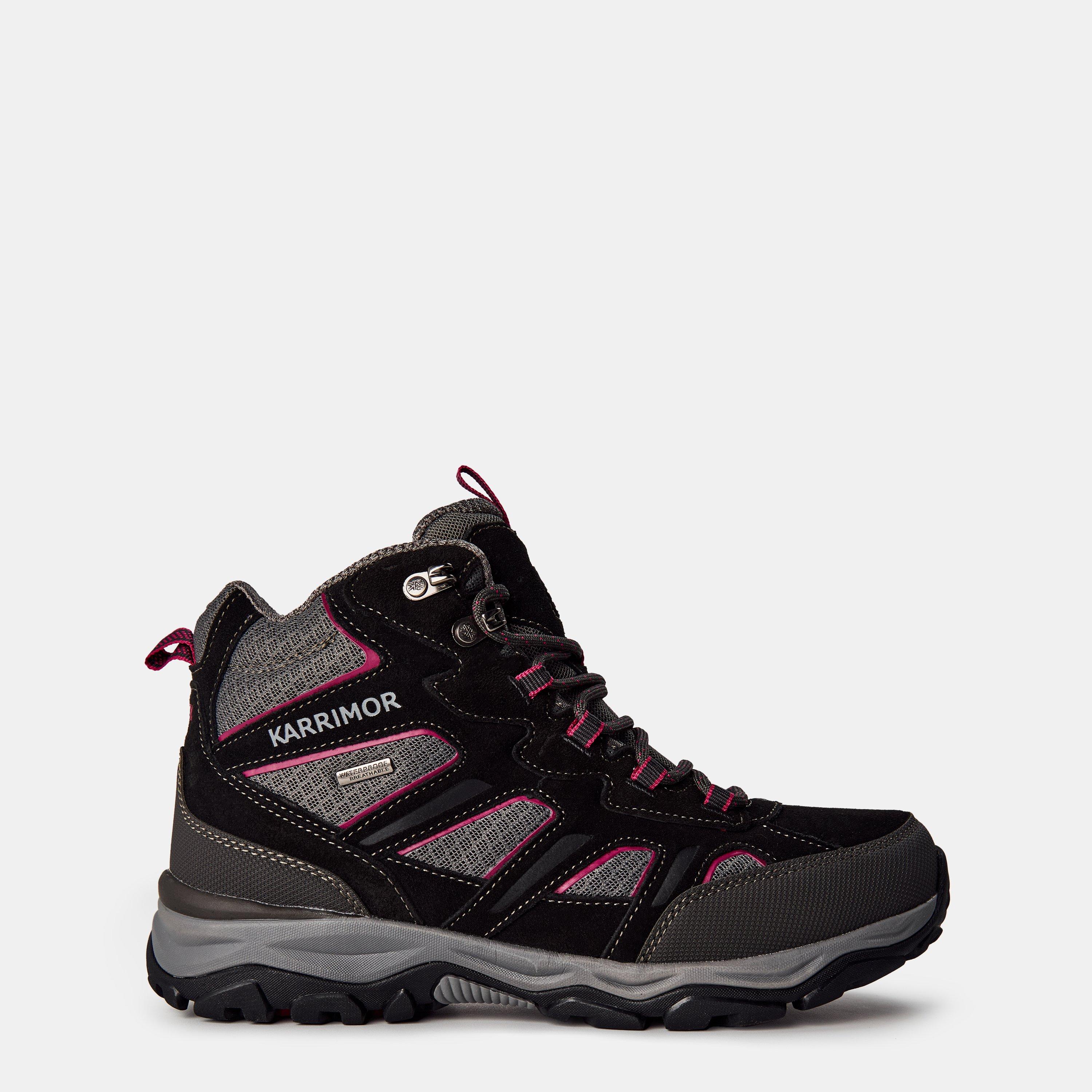 Black/Pink - Karrimor - Mount Waterproof Walking Boots Womens - 1